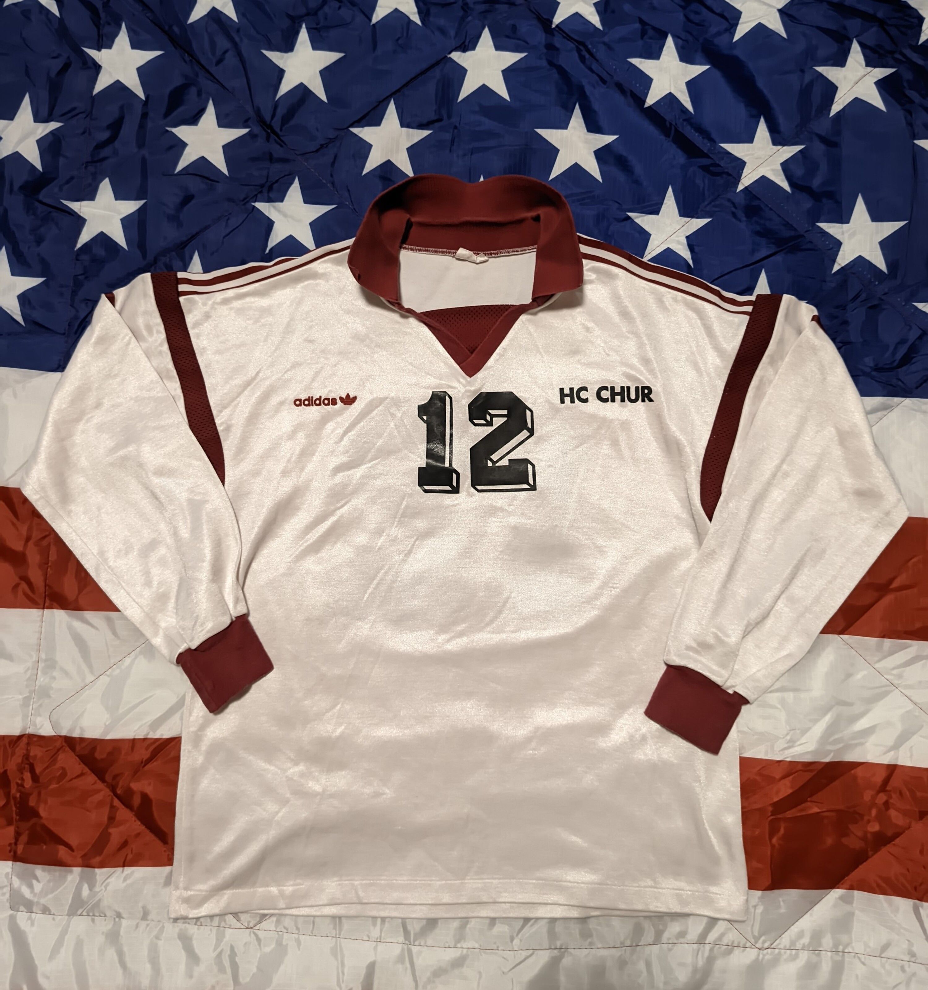 Adidas Vintage Adidas Football Long Sleeve Jersey Large Size US L / EU 52-54 / 3 - 1 Thumbnail