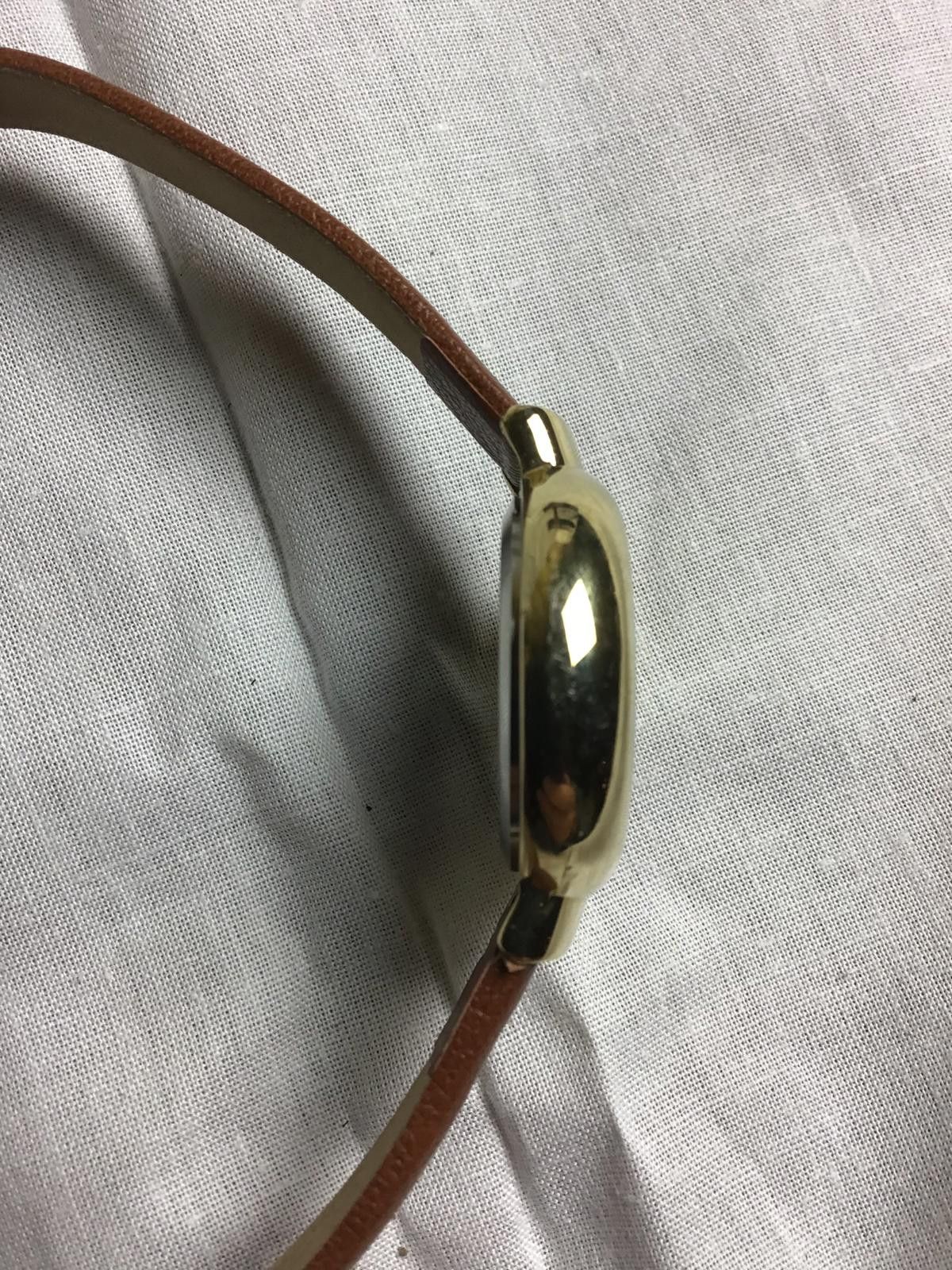 Nine West Nine West Gold Tone Watch with VERY Long Brown Leather Strap Size ONE SIZE - 8 Thumbnail