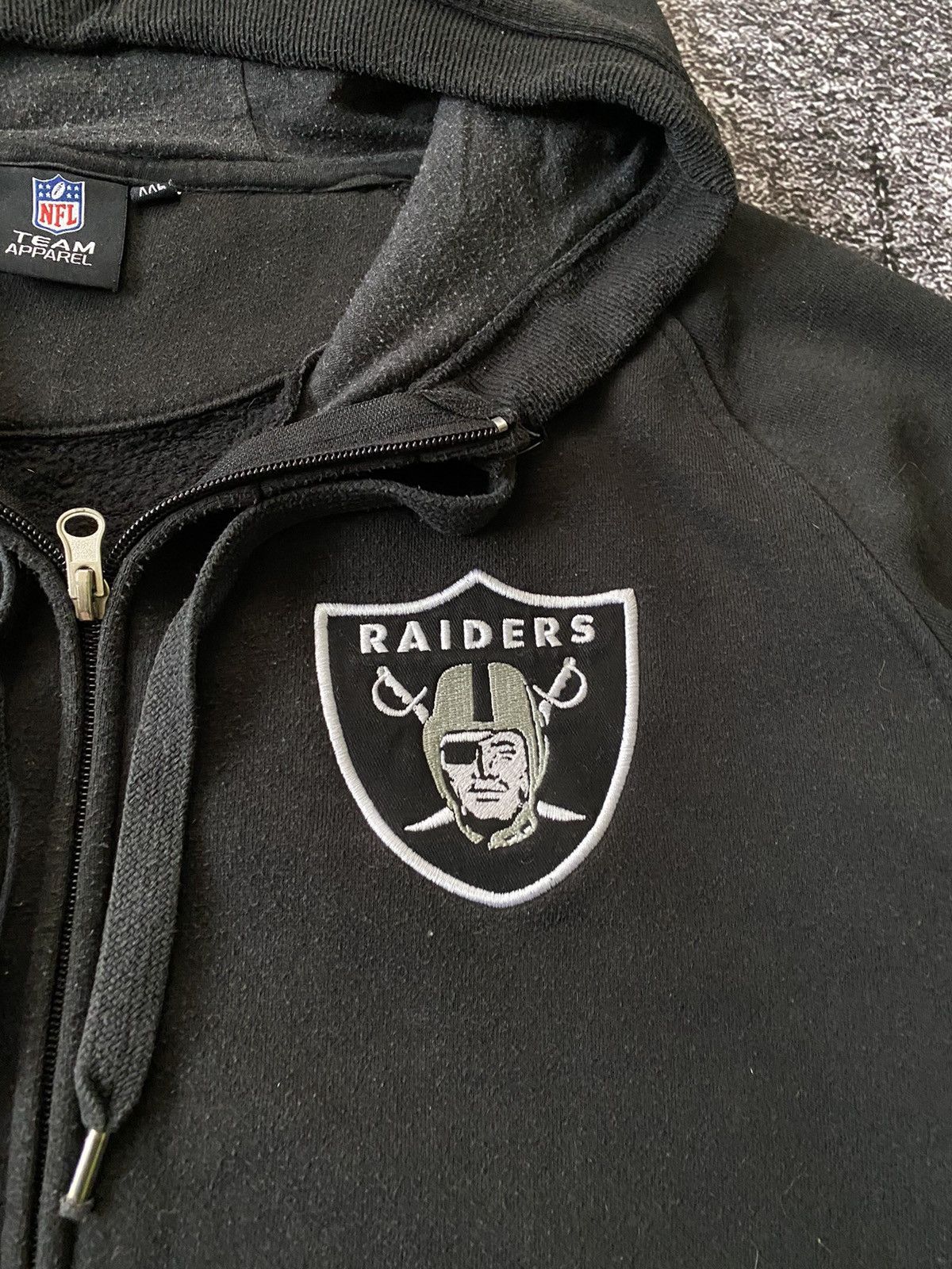NFL NFL Raiders Zip Hoodie Hoodie 90's Size US XXL / EU 58 / 5 - 7 Thumbnail