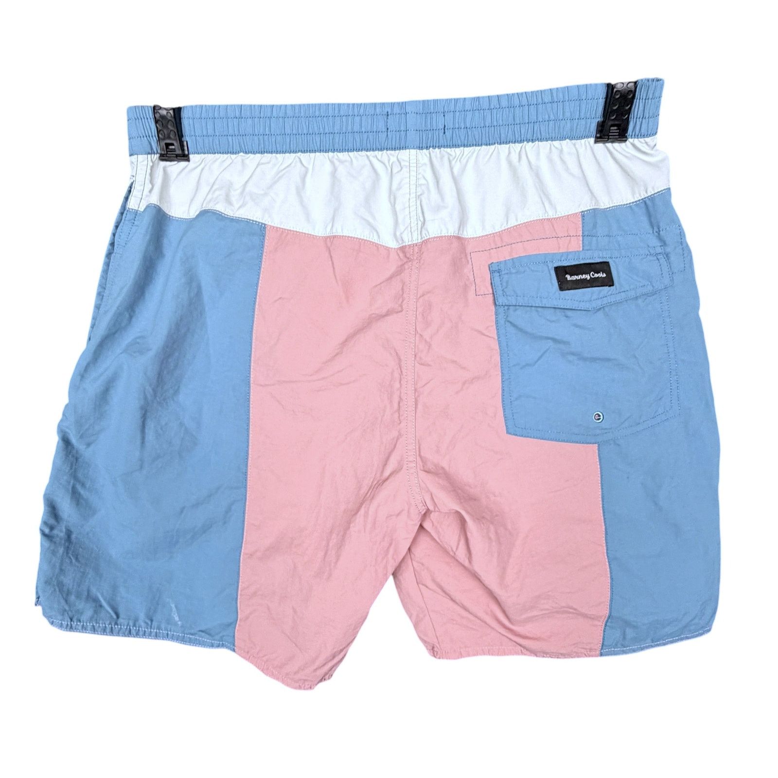 Barney Cools Barney Cools Men's 36 Blue Pink White Swim Board Shorts NWOT Size US 36 / EU 52 - 2 Thumbnail