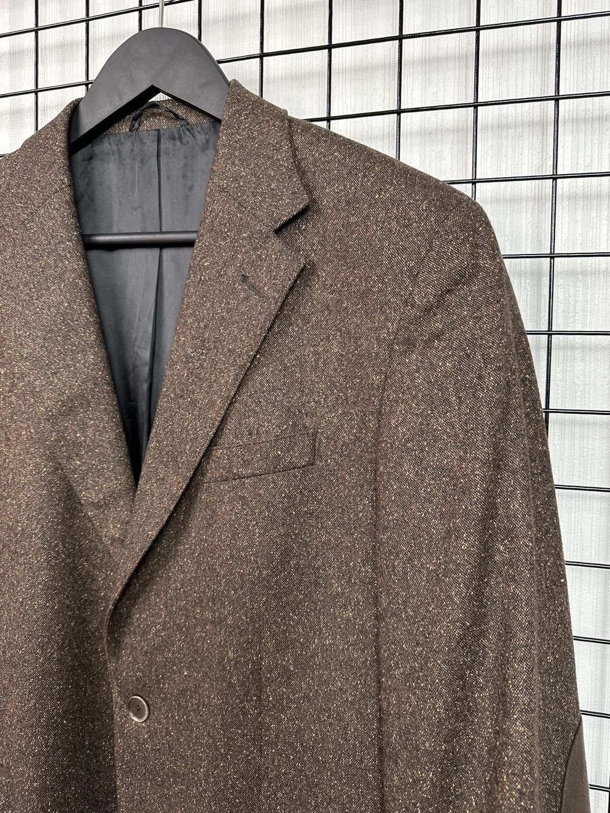 Hugo × Hugo Boss Hugo Boss luxury blazer jacket Men 40L size Brown L XL Size 40L - 5 Thumbnail
