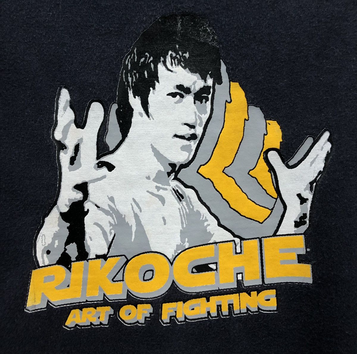 Vintage Vintage Bruce Lee Rikoche Art Of Fighting Tank Top Size US L / EU 52-54 / 3 - 3 Thumbnail