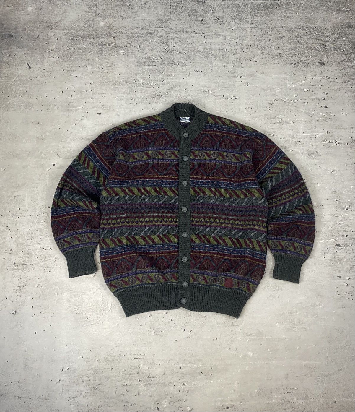 Ysl Short Cardigan Ysl Knit Sweater Men's Sweater Vintage Ysl