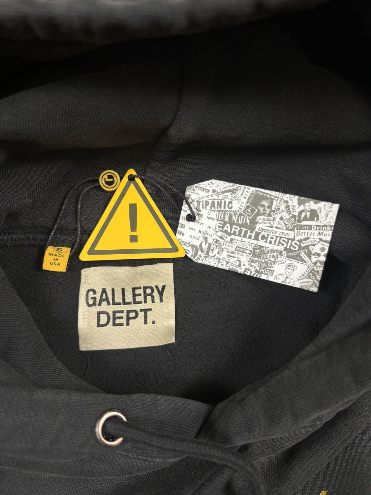 Gallery Dept. Gallery Dept Dept de la Gallery Hoodie, Black Size US S / EU 44-46 / 1 - 9 Thumbnail
