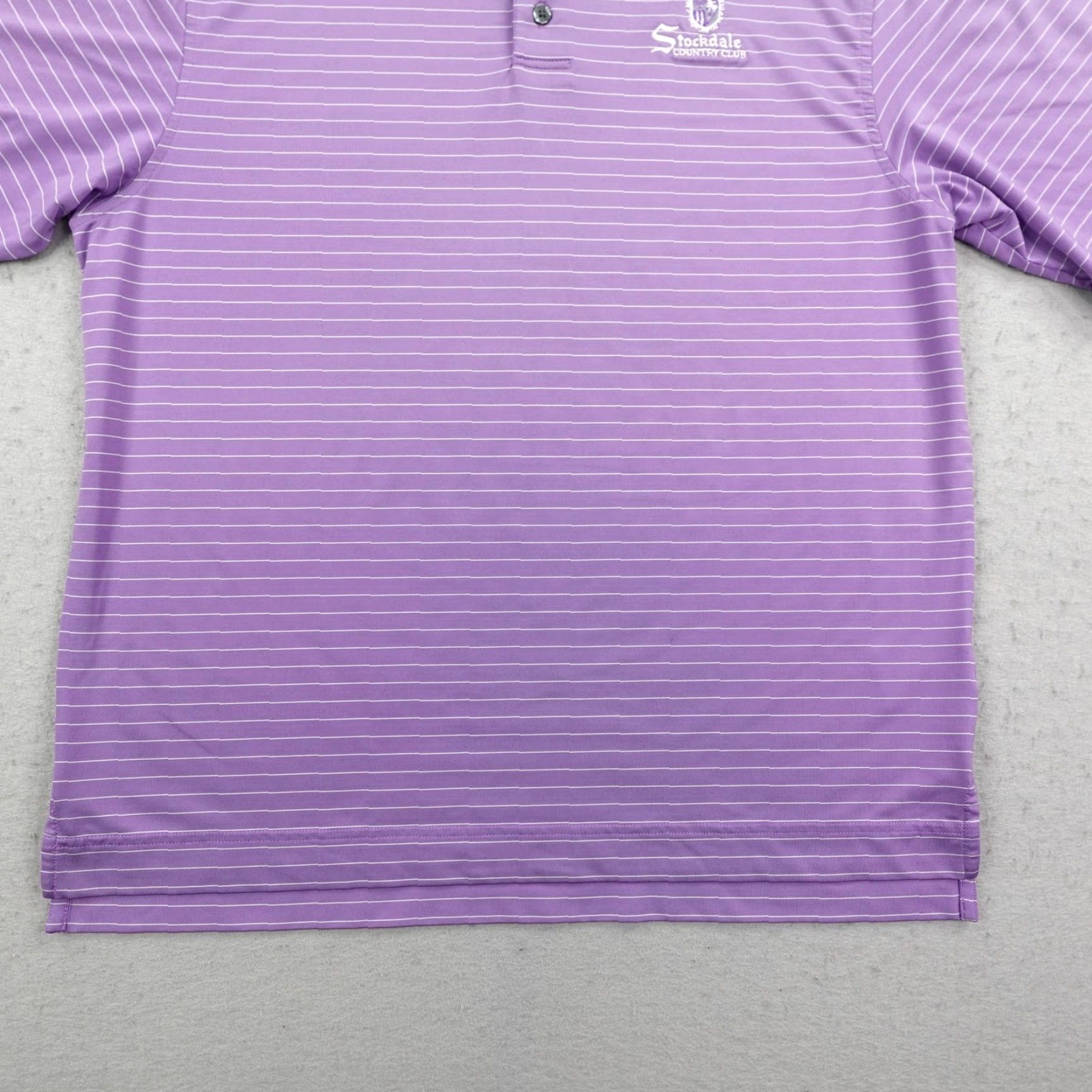 Footjoy FootJoy Shirt Mens Medium Purple Striped Golf Stockdale Country Club Golf Size US M / EU 48-50 / 2 - 4 Thumbnail