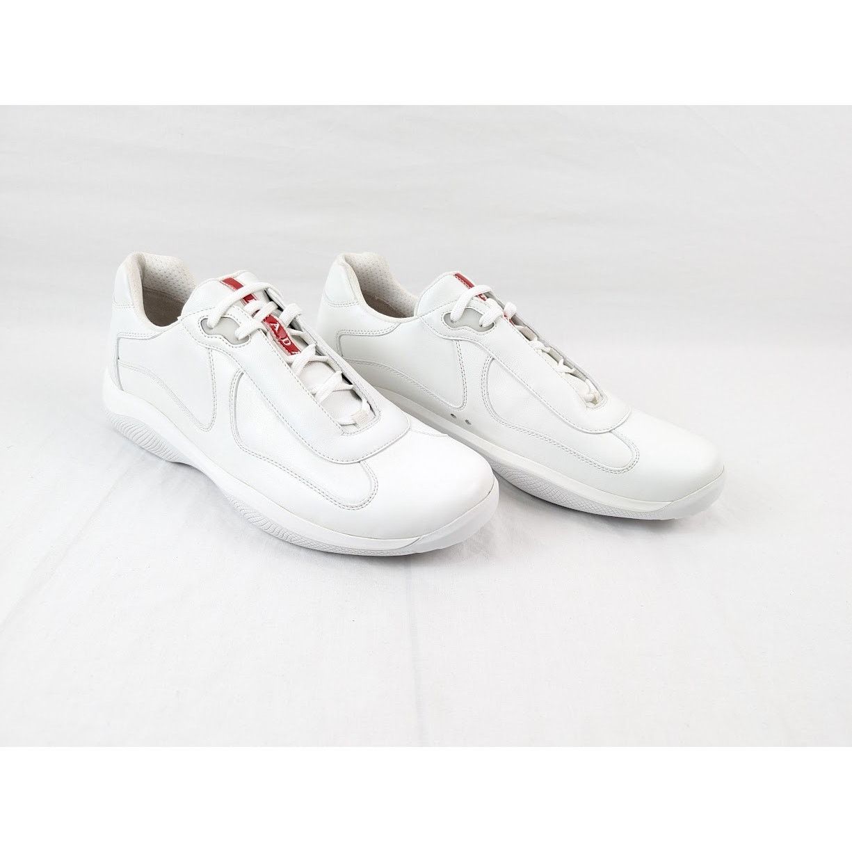 Prada o1rshd1 Cup Low-Top Sneakers in Bianco Size US 10 / EU 43 - 16 Thumbnail