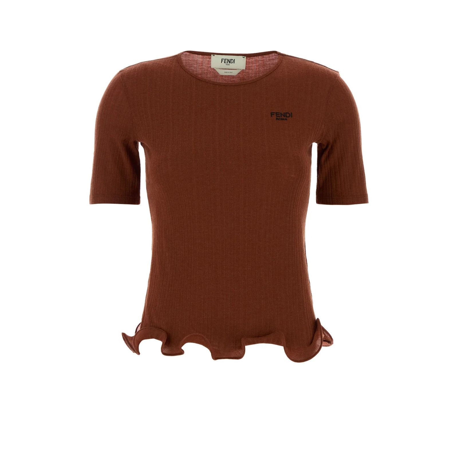 FENDI Brick Wool Top New )