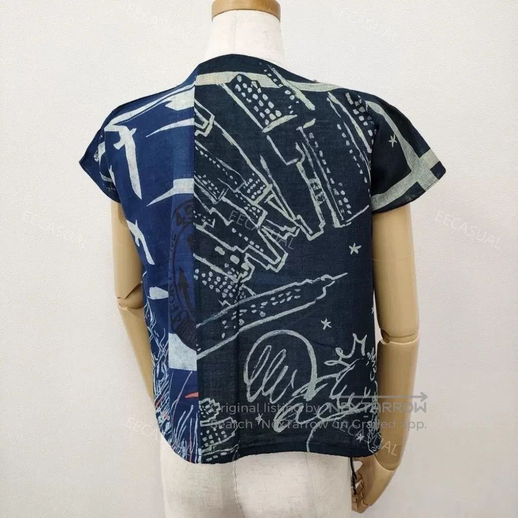45rpm Limited Edition Blue Dye Shirt. Size M / US 6-8 / IT 42-44 - 2 Thumbnail