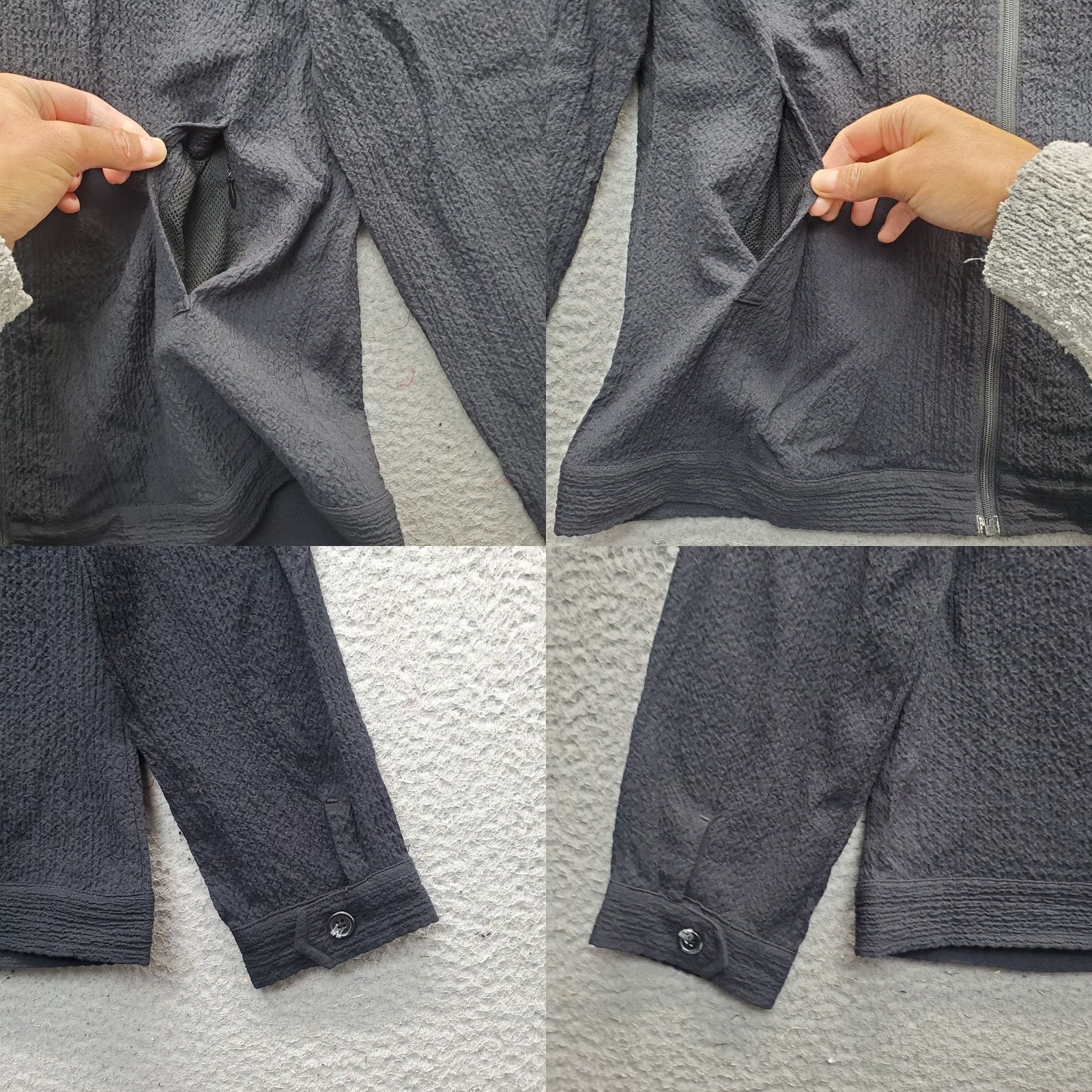 Orvis Orvis Jacket Womens Size M Black Seersucker Lightweight Full Zip Pockets Size M / US 6-8 / IT 42-44 - 8 Thumbnail