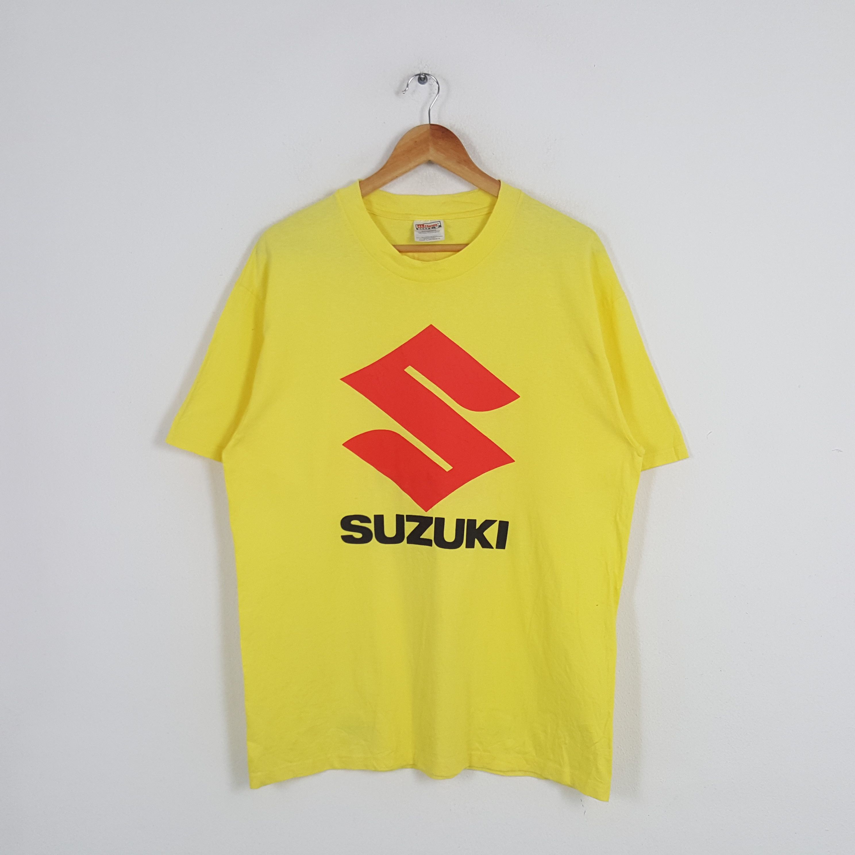 Vintage Vintage Suzuki Japanese Motorsports Racing Tshirt Size US L / EU 52-54 / 3 - 1 Thumbnail