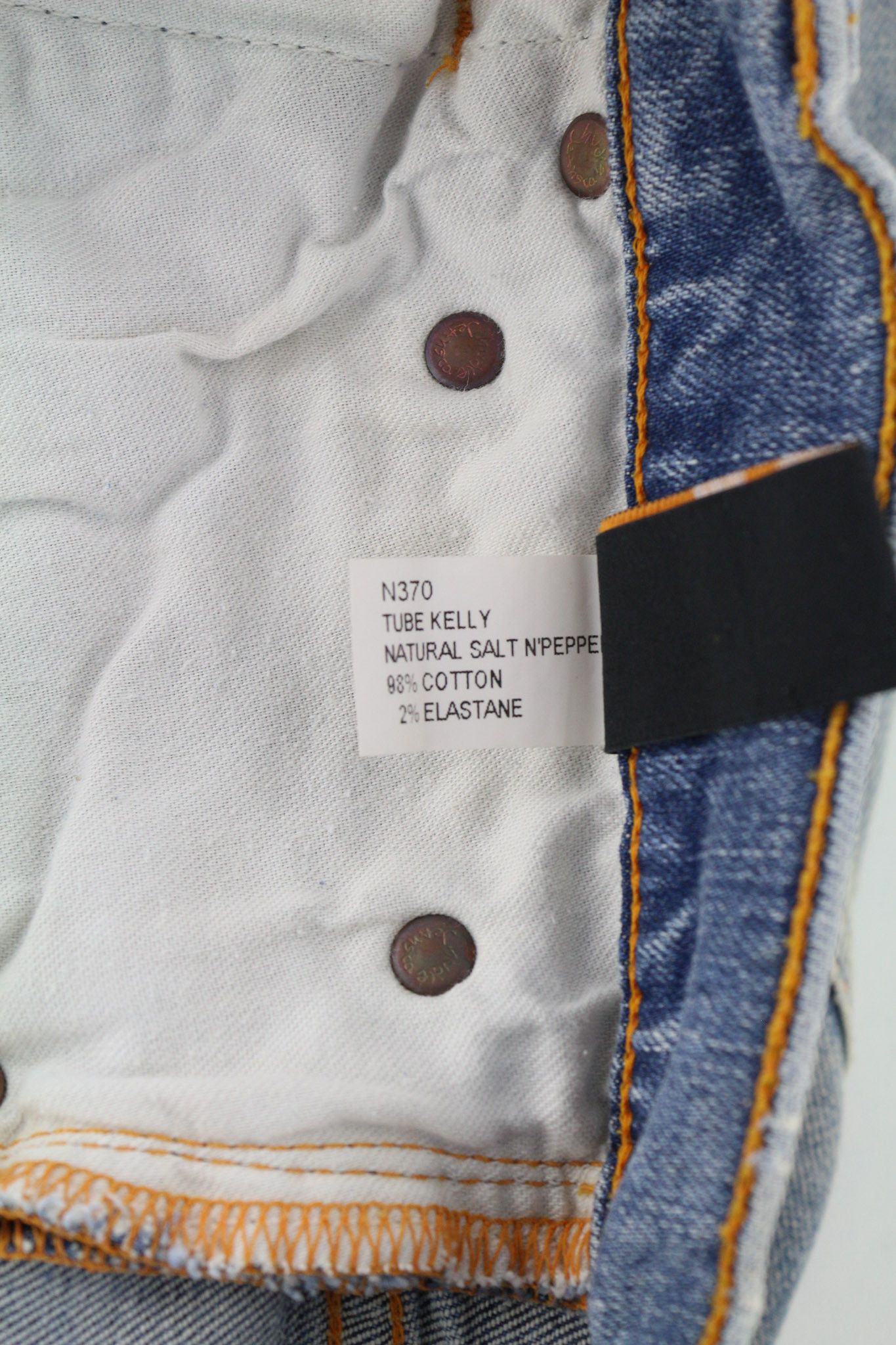 Nudie Jeans TUBE KELLY W28/L36 Cotton Stretch Blue Jeans 80611 Size US 28 / EU 44 - 7 Thumbnail