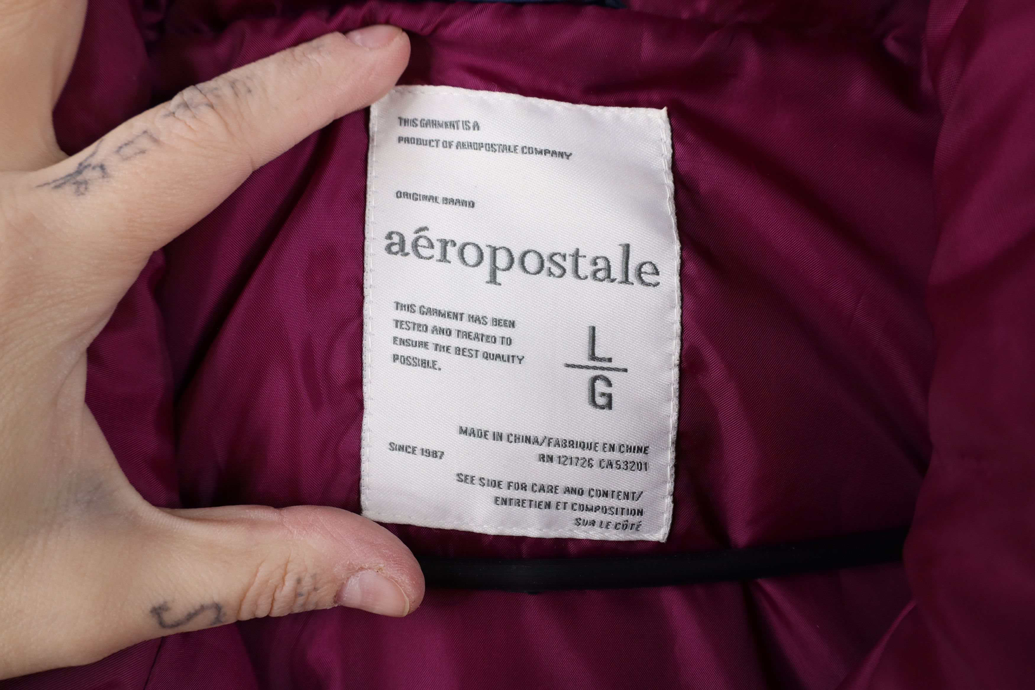 Aeropostale × Vintage Vintage Y2K Babydoll Aeropostale Puffer Vest Jacket Blue Size L / US 10 / IT 46 - 8 Thumbnail