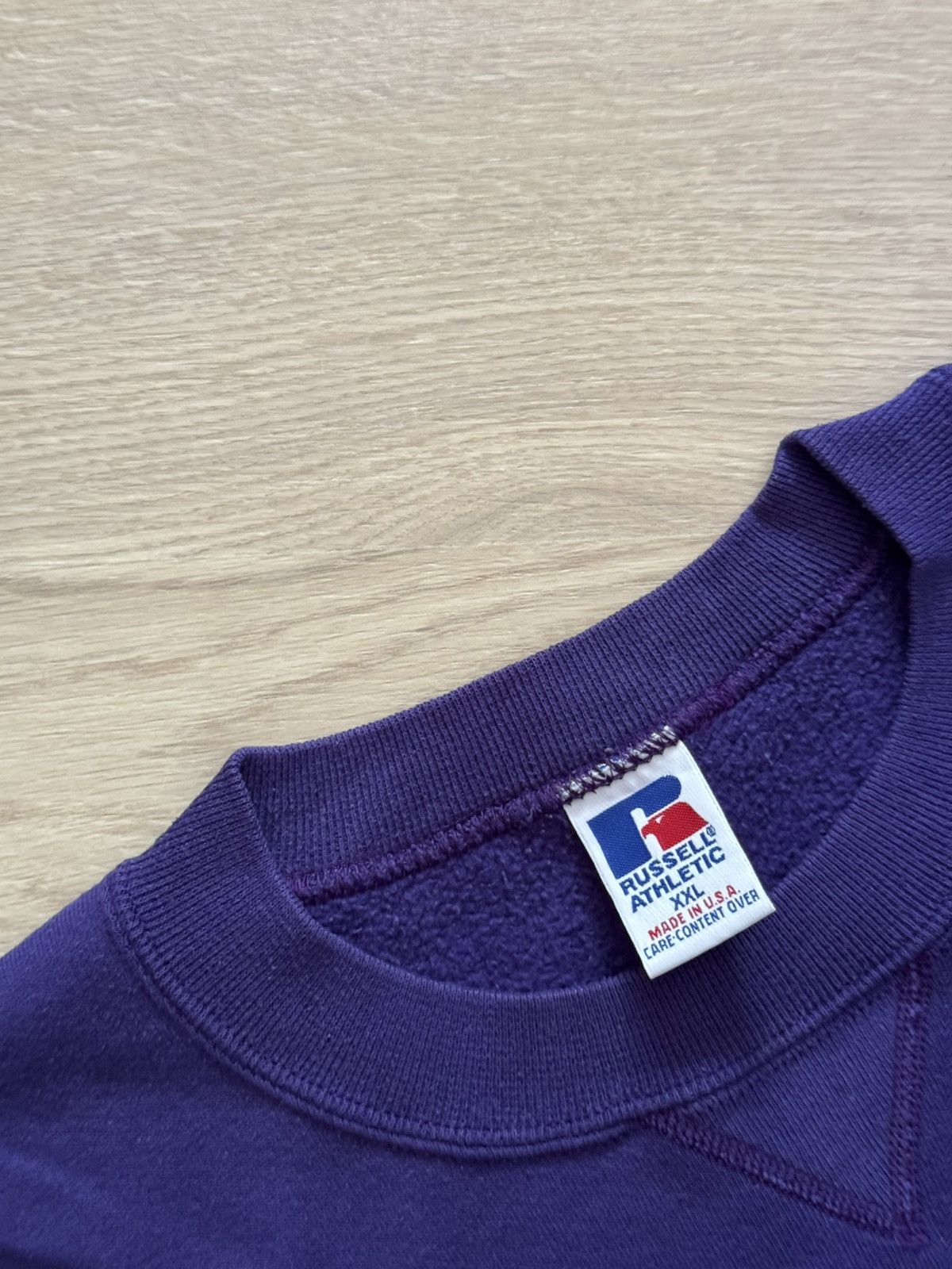 Russell Athletic Vintage 90’s Russell Athletic Monarch USA Baggy Sweatshirt Size US XXL / EU 58 / 5 - 5 Thumbnail