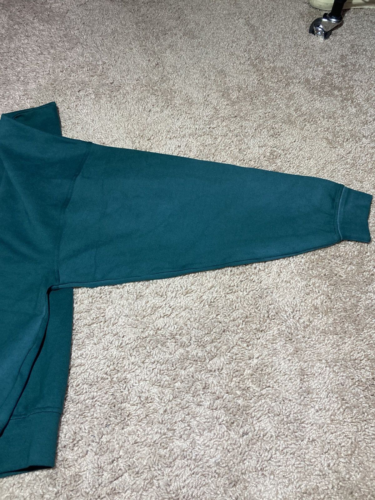 Willy Chavarria Willy Chavarria Cropped Boxy Sweatshirt Forest Green M 2020 Size US M / EU 48-50 / 2 - 6 Thumbnail