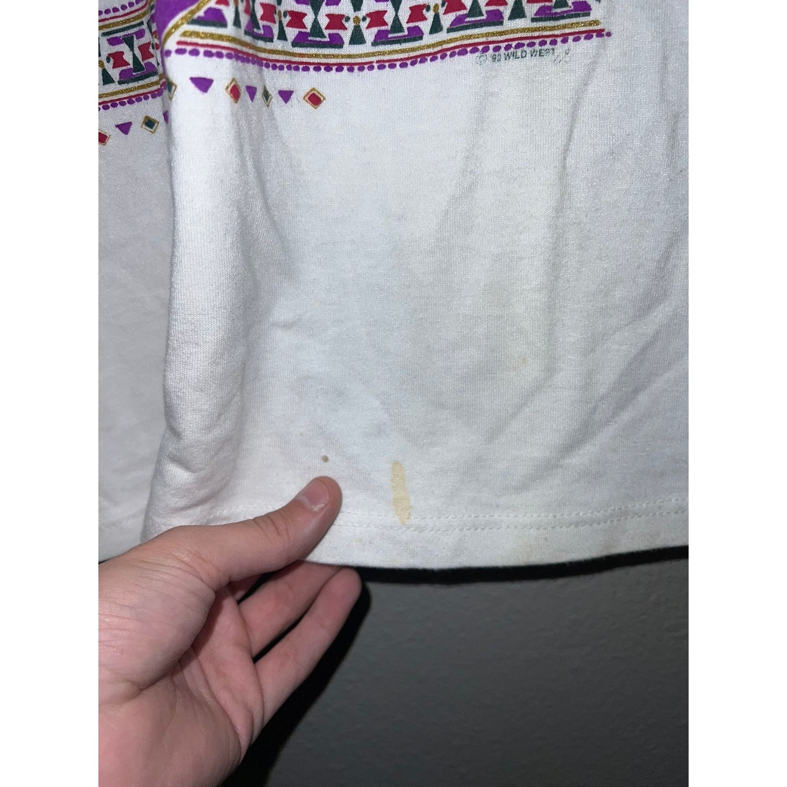 Jerzees Vintage Bryce Canyon Shirt Test Print Stained Paint 90s L Size US L / EU 52-54 / 3 - 5 Thumbnail