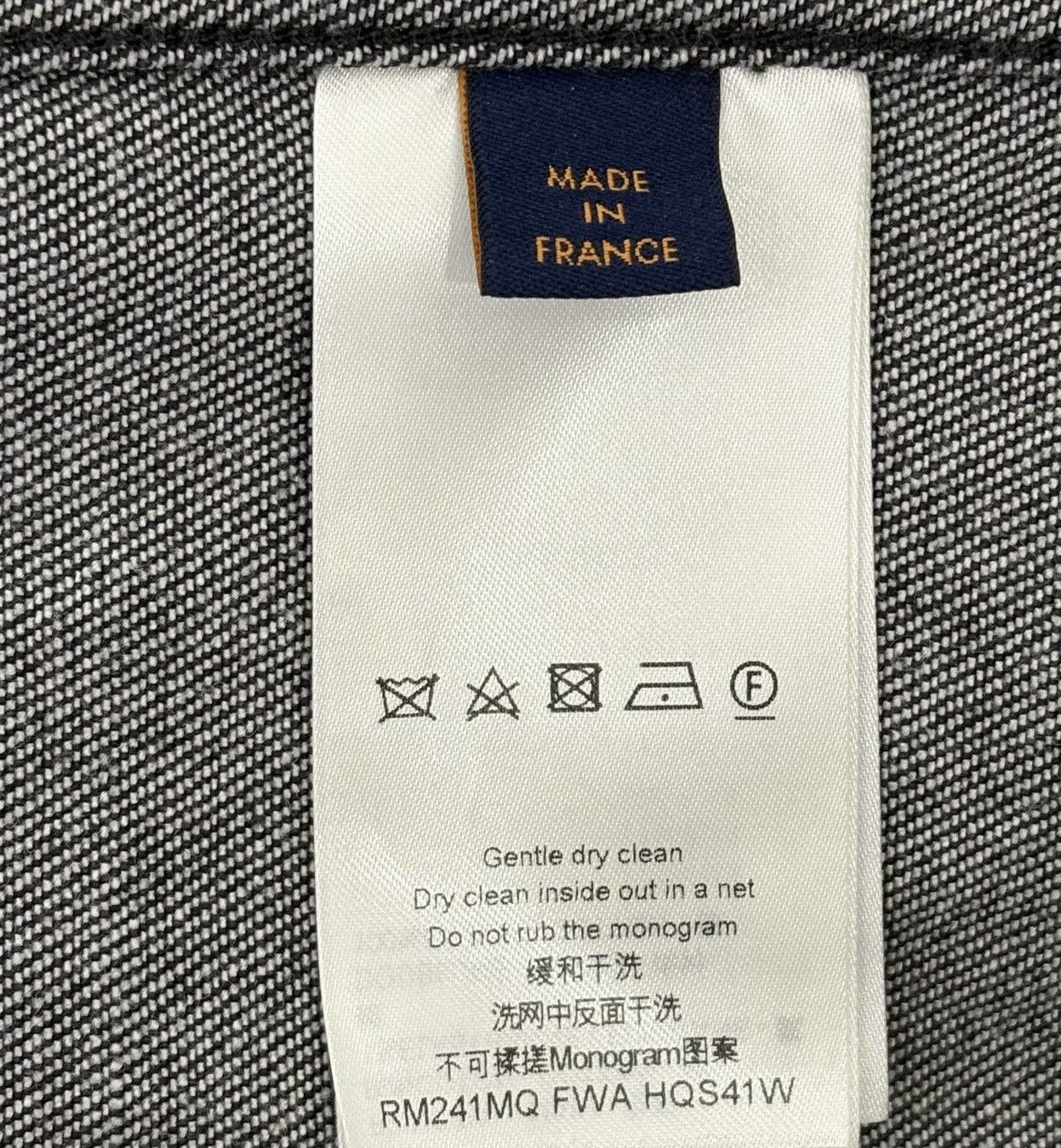 Louis Vuitton Louis Vuitton M Monogram Denim Baseball Jersey Shirt Black Size US M / EU 48-50 / 2 - 6 Thumbnail