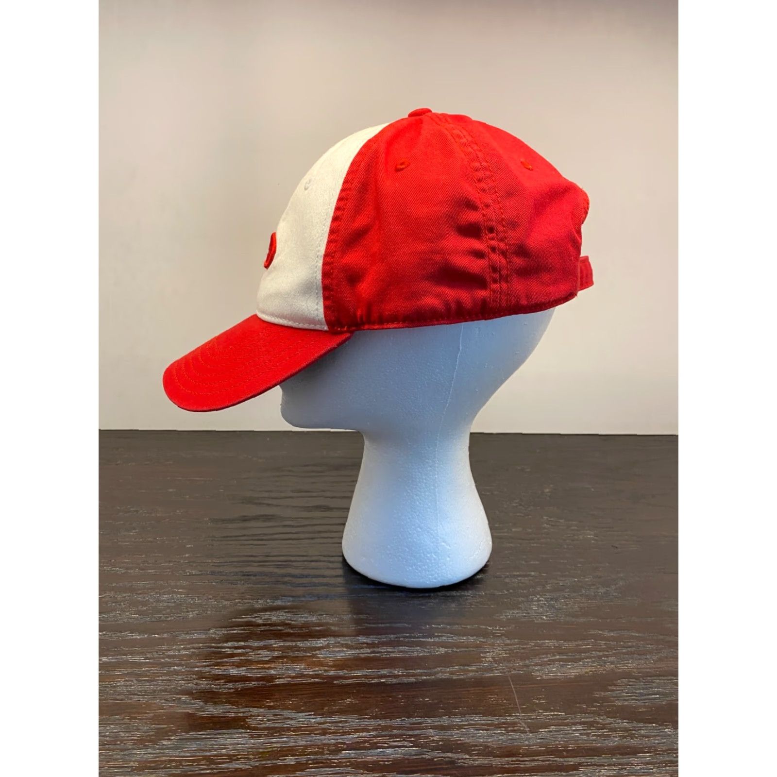 Oakley Oakley Hat Cap Mens One Size Red Twill Adjustable Logo Strapback Baseball Cap Size ONE SIZE - 6 Thumbnail