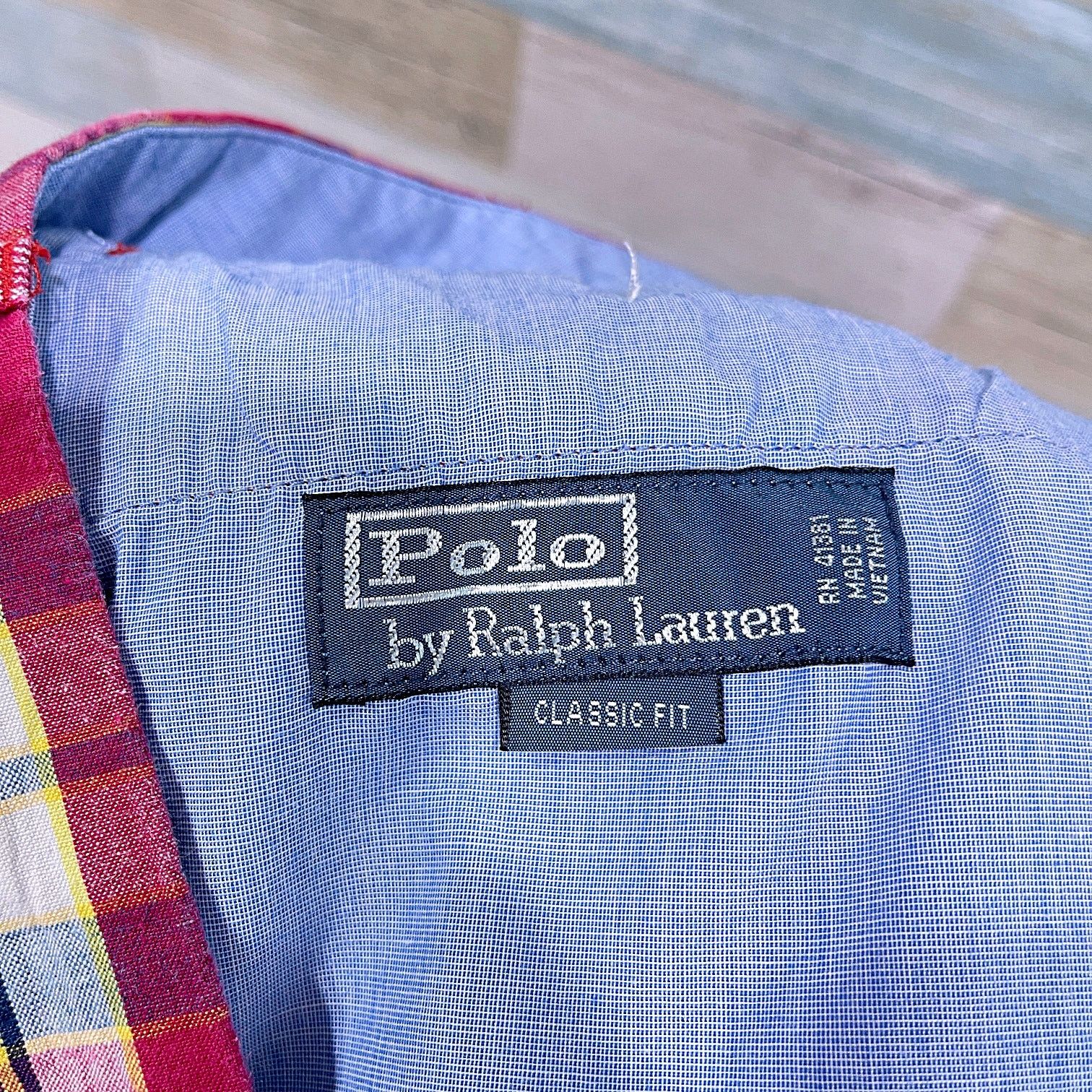 Polo Ralph Lauren POLO Ralph Lauren Authentic India Madras Plaid Shorts 38 Size US 38 / EU 54 - 5 Thumbnail