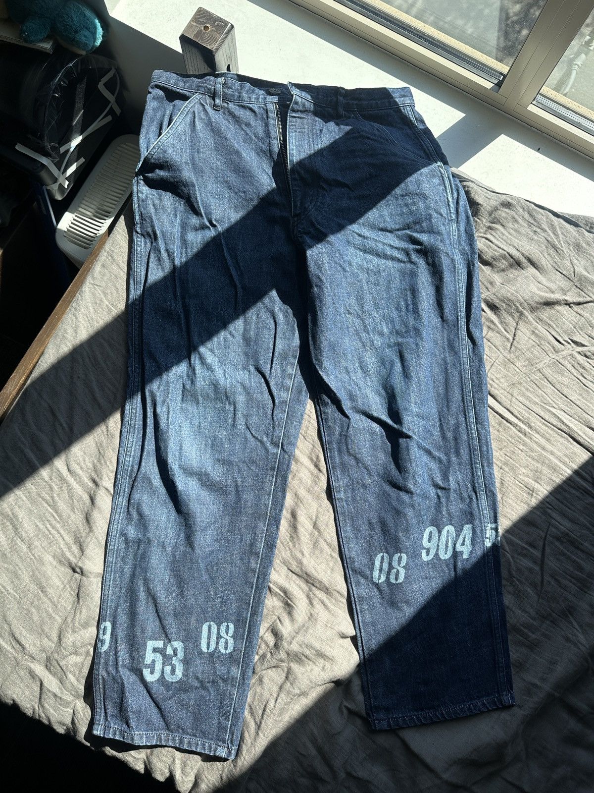 Comme des Garcons Homme Plus Cdg Homme Plus Number Jeans Size US 31 - 1 Thumbnail