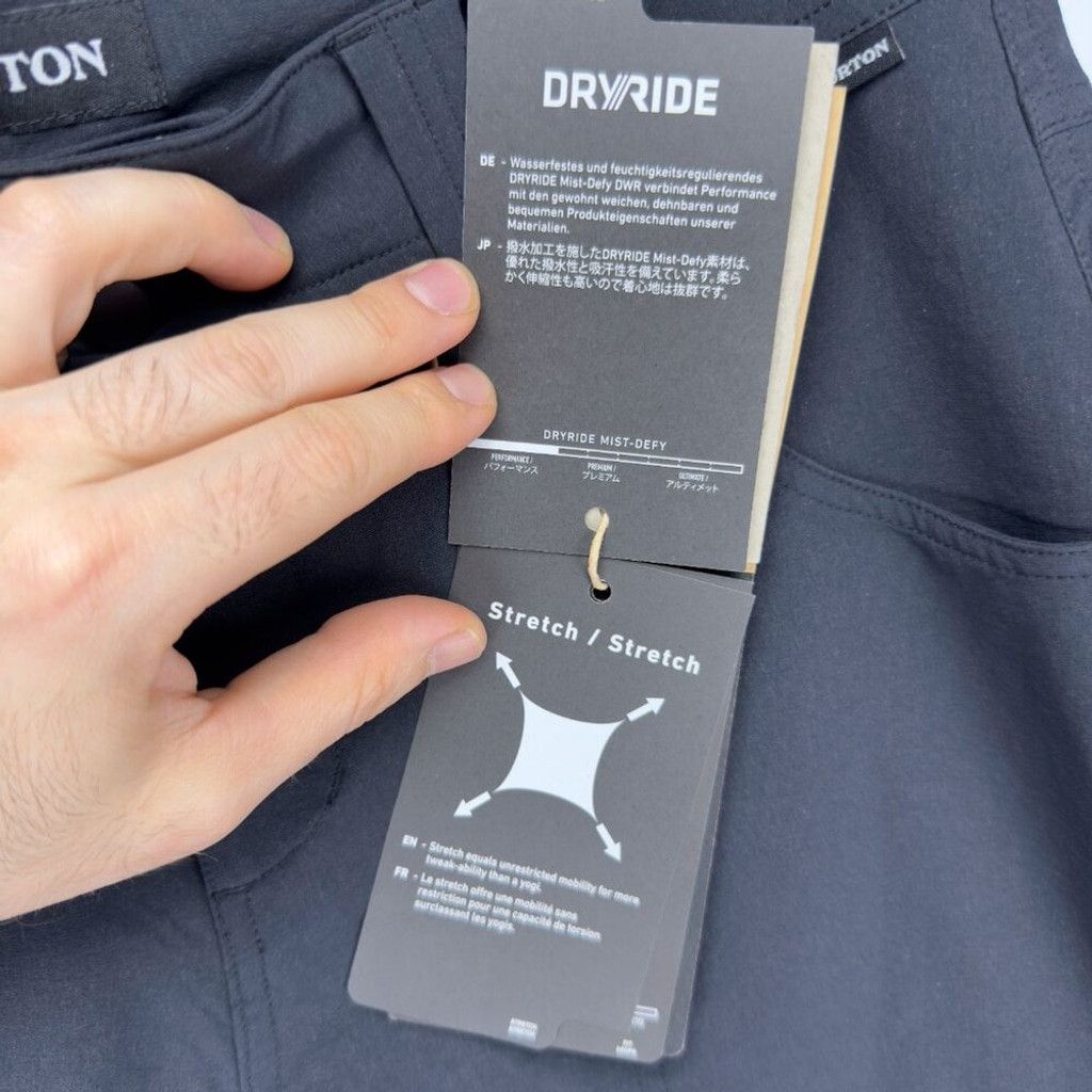 Burton NWT * BURTON Multipath pants Water Resistant black Size 27 Size 27" / US 4 / IT 40 - 11 Thumbnail