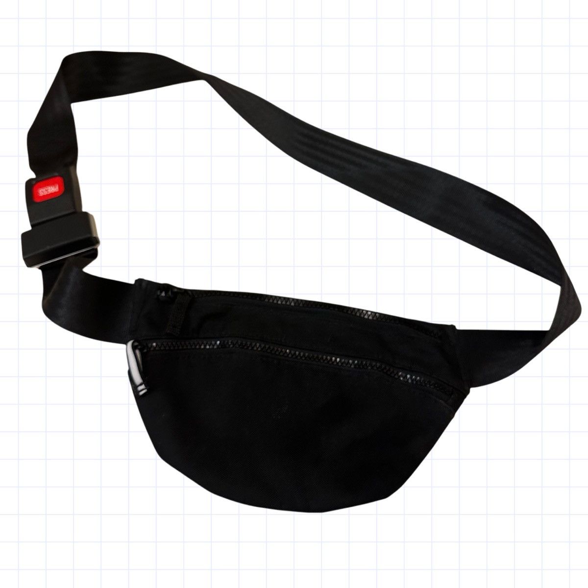Vintage Untagged 1 of 1 Seatbelt Side Bag Fanny Pack Buckle Parody Size ONE SIZE - 1 Thumbnail