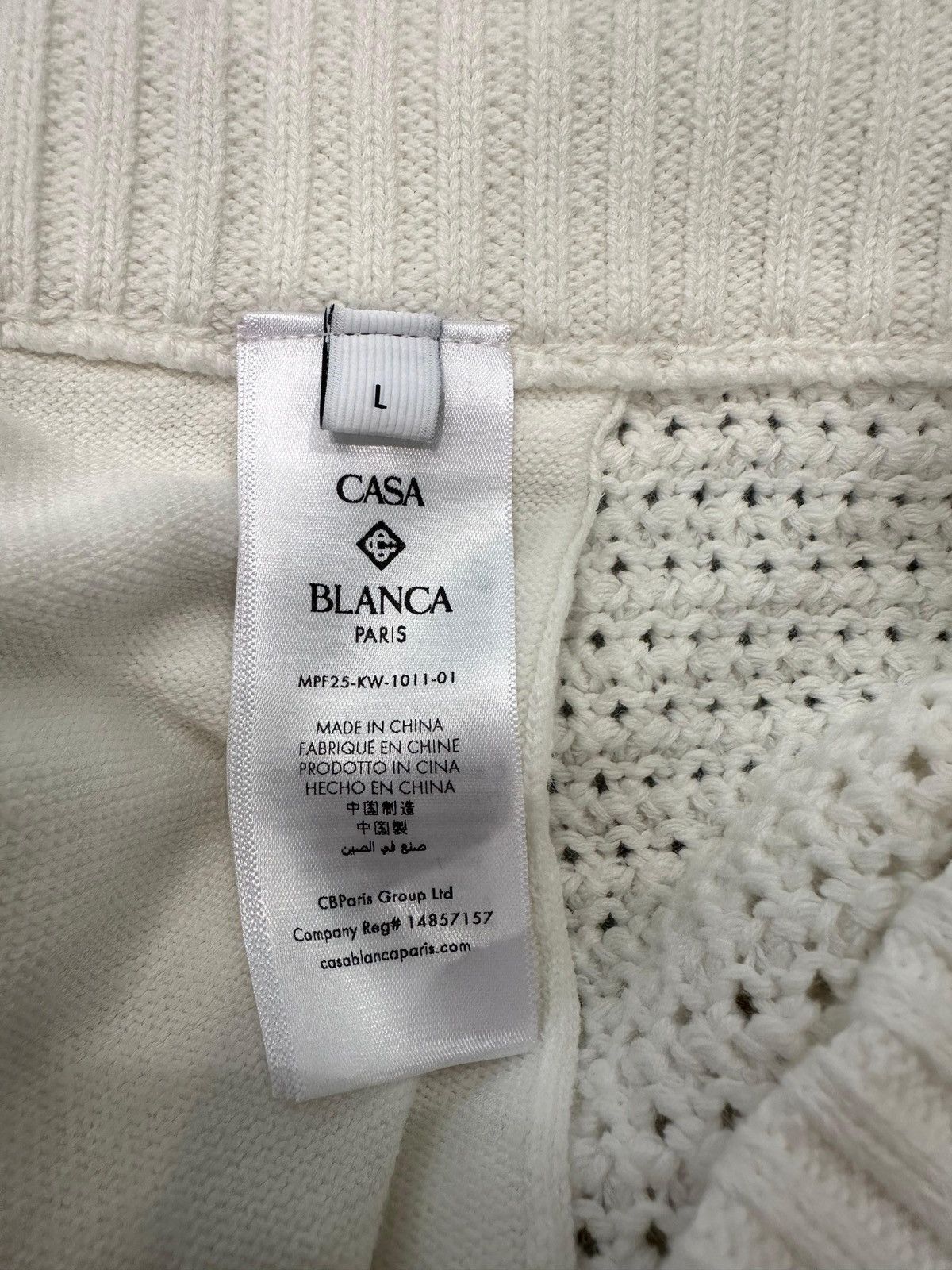 Casablanca CASABLANCA - Cotton Tennis Crochet Shorts Size US 34 / EU 50 - 4 Thumbnail