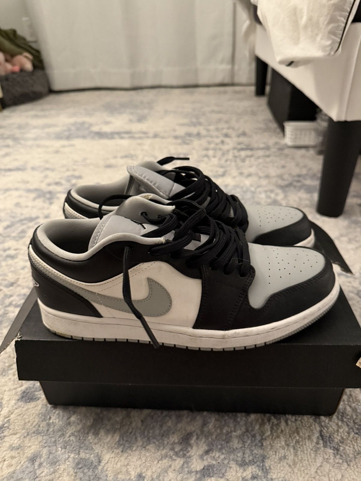 Jordan Brand Air Jordan 1 Low ‘Black Medium Size US 9 / EU 42 - 6 Thumbnail
