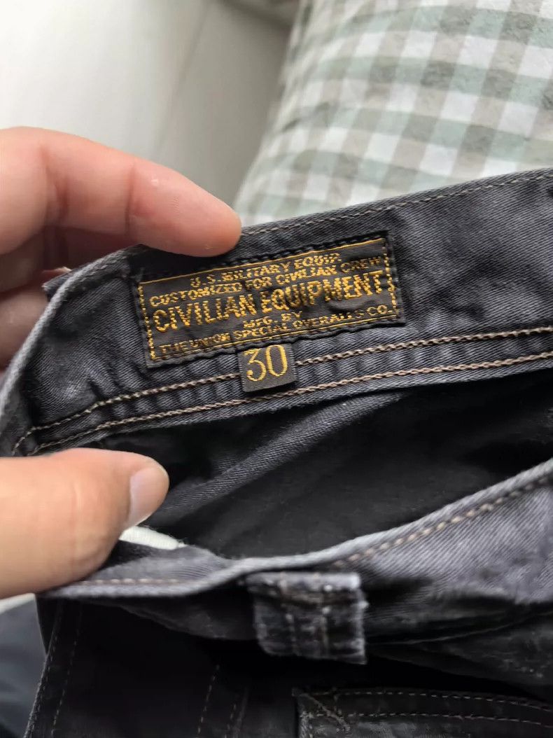 Freewheelers FREEWHEELERS Old military pants, encrypted thin canvas, do Size US 30 / EU 46 - 3 Thumbnail