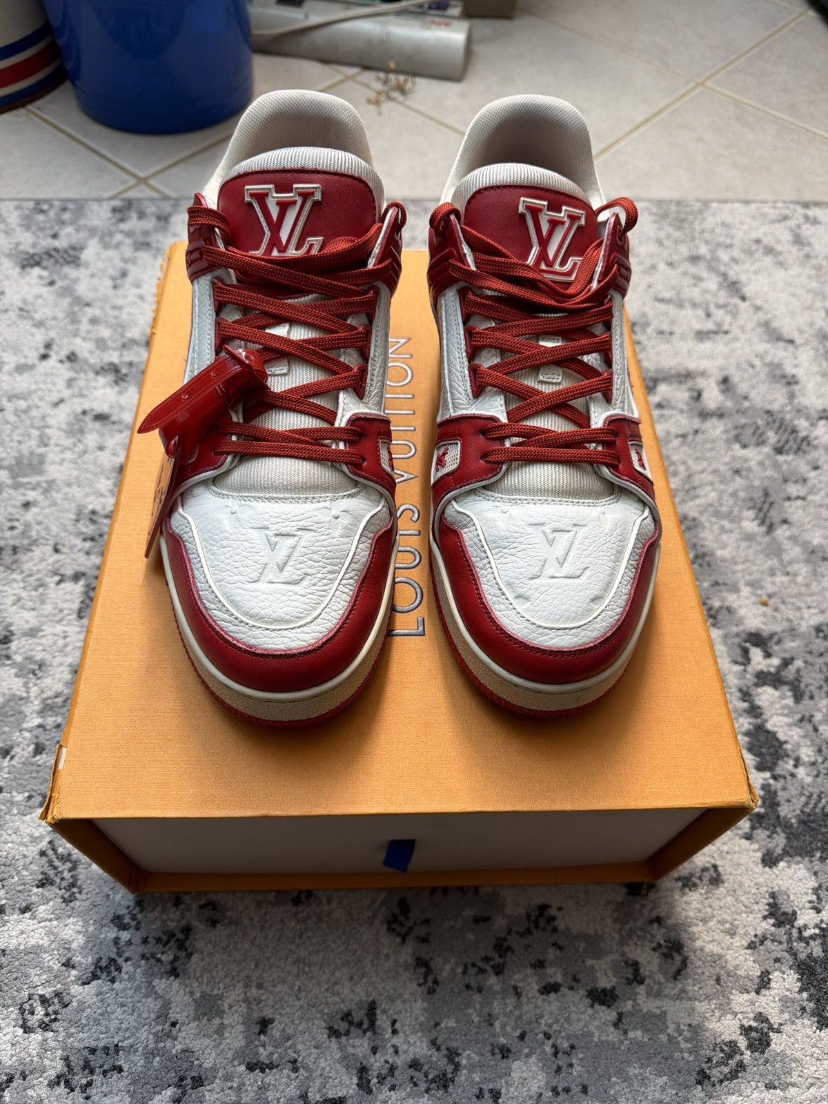 Louis Vuitton LV Product Red Trainer Size US 10 / EU 43 - 3 Thumbnail