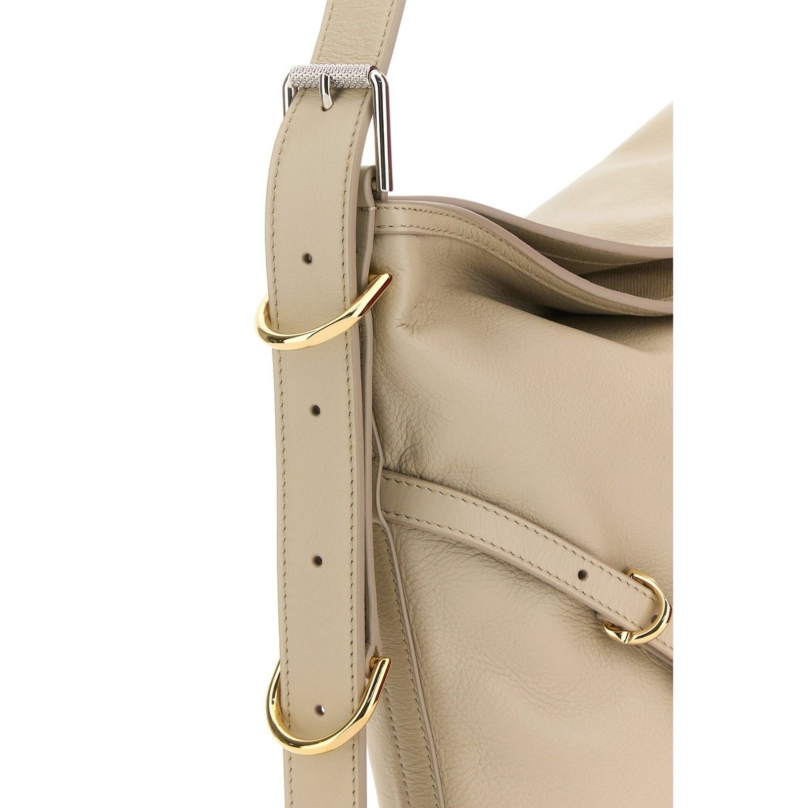 Givenchy GIVENCHY Voyou Medium Sand Beige Leather Shoulder Bag New Size ONE SIZE - 4 Thumbnail