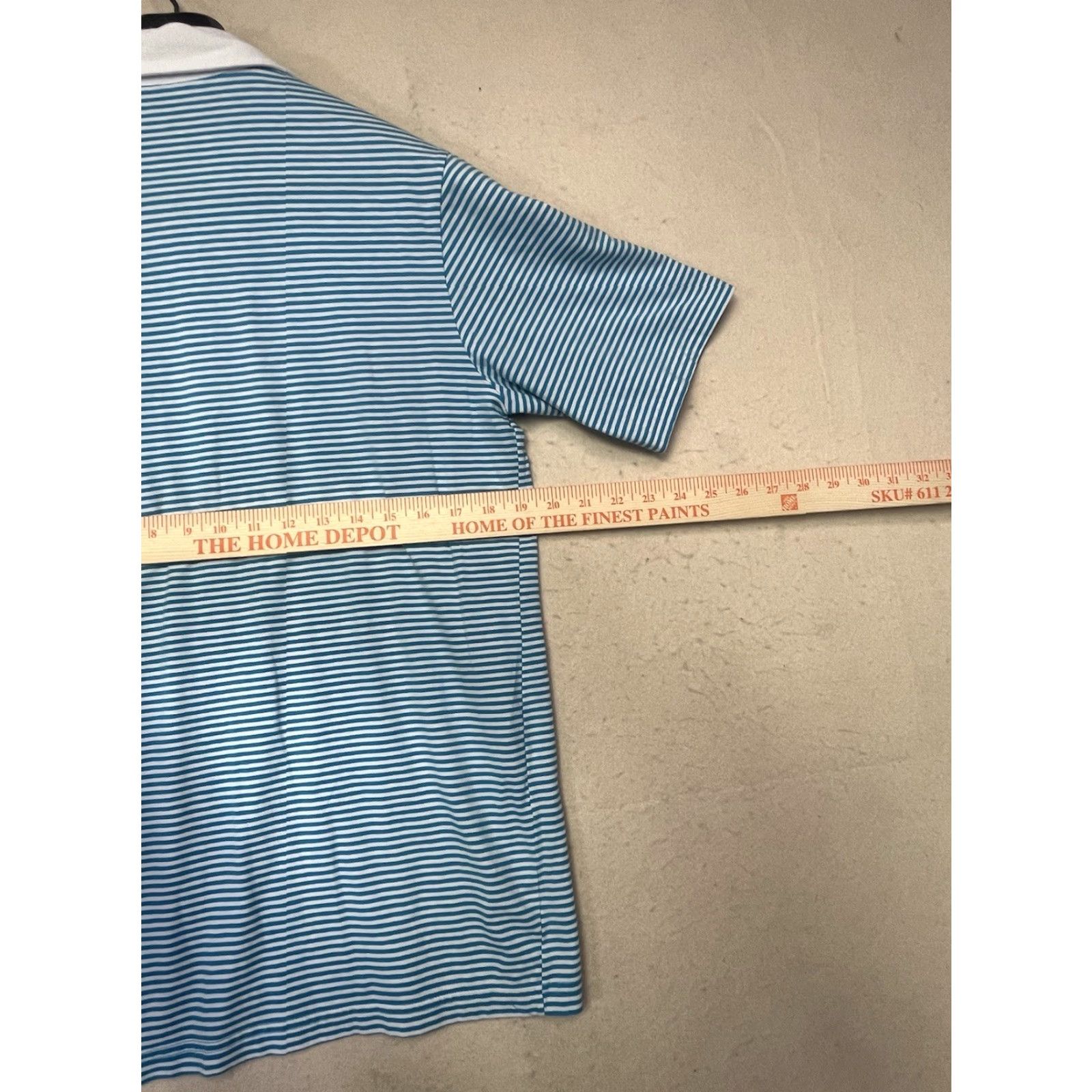 Vintage Criquet Polo Shirt Mens M Blue White Short Sleeve Striped Logo Embroidered Knit Cotton Golf Casual Shirt Mens Size US M / EU 48-50 / 2 - 3 Thumbnail