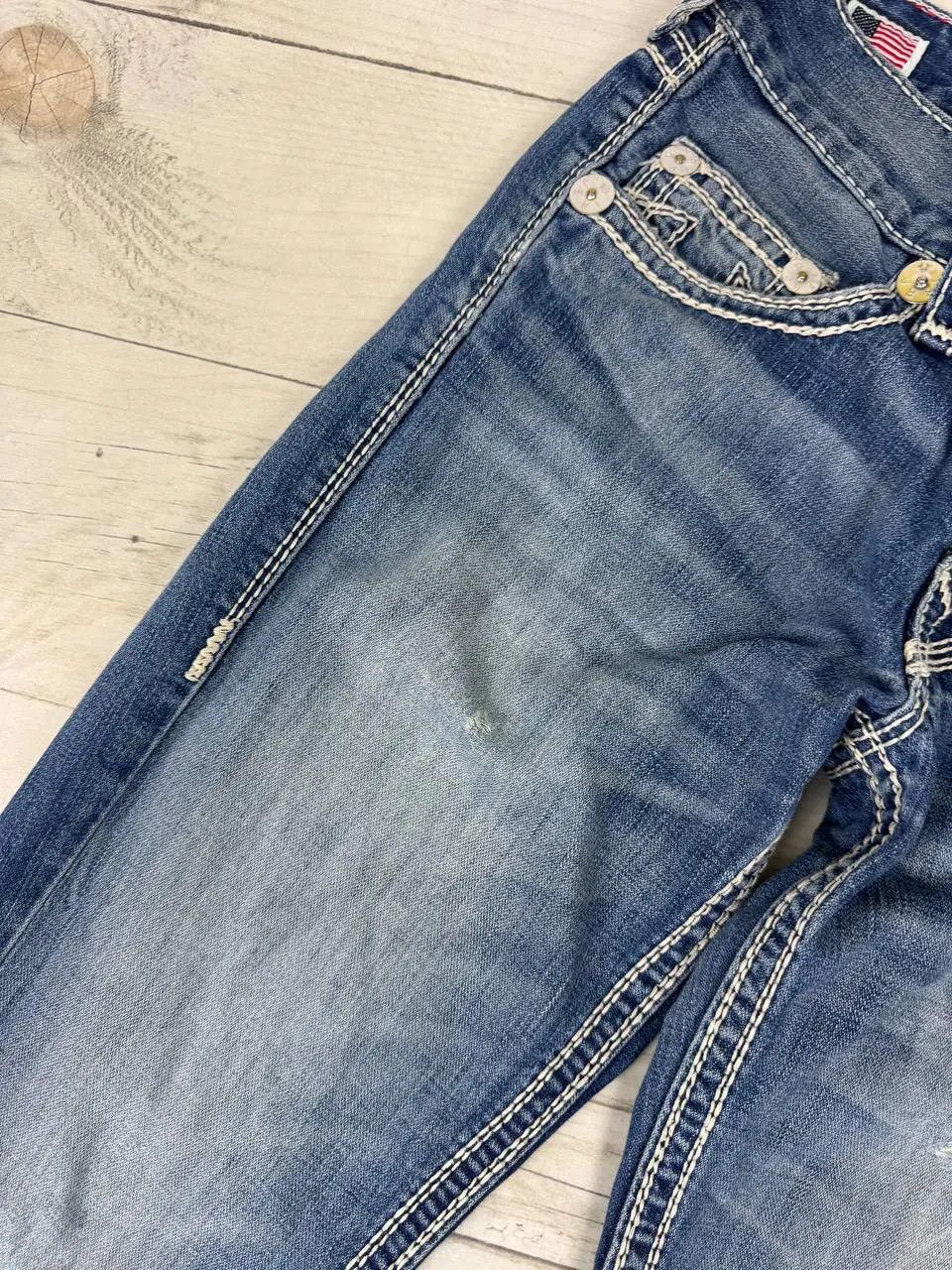 True Religion Vintage True Religion Baggy Denim Jeans Size US 30 / EU 46 - 7 Thumbnail