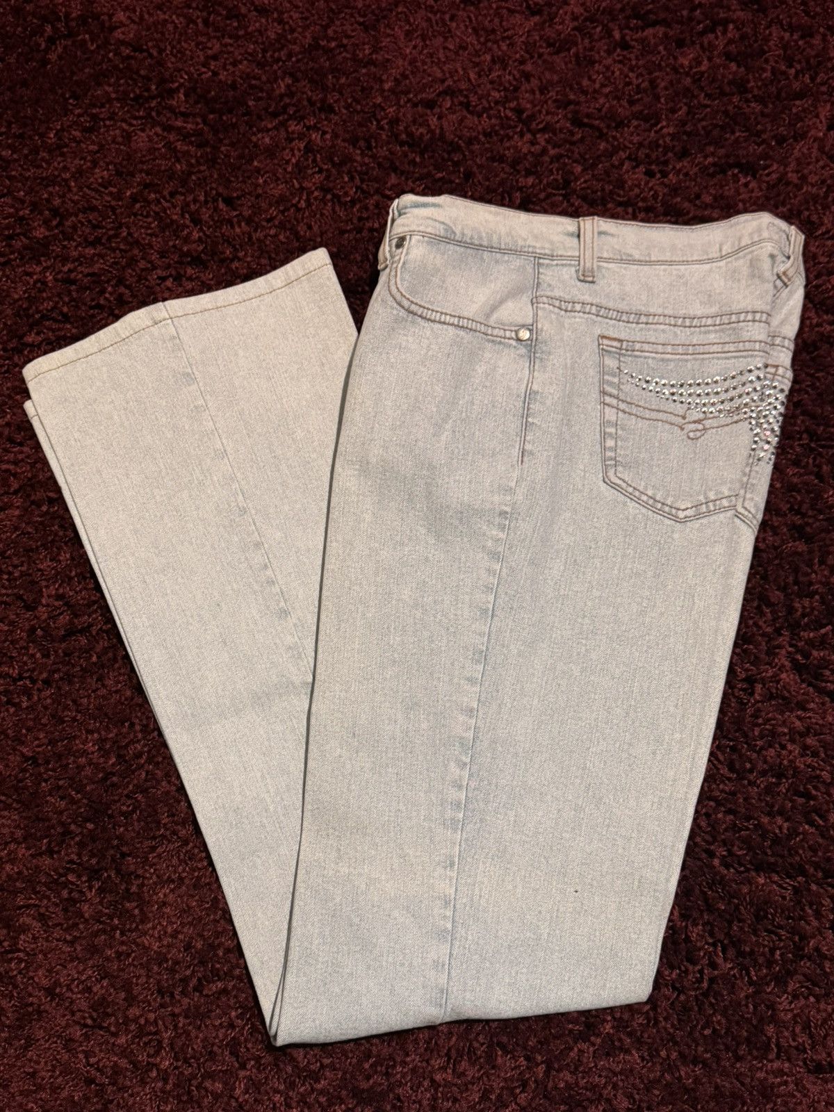 Blumarine Blumarine Y2K Sparkle Jeans Size 31" - 5 Thumbnail