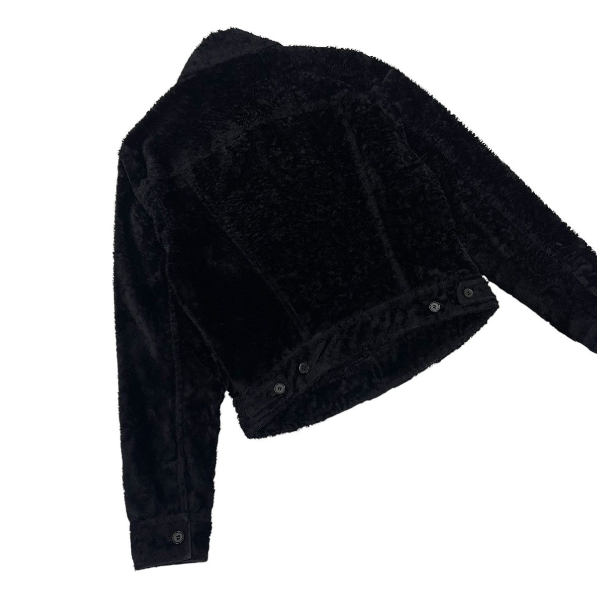 Katharine Hamnett London ⚡️Vintage Katharine Hamnett London Faux Fur Cropp Jacket Size M / US 6-8 / IT 42-44 - 12 Thumbnail