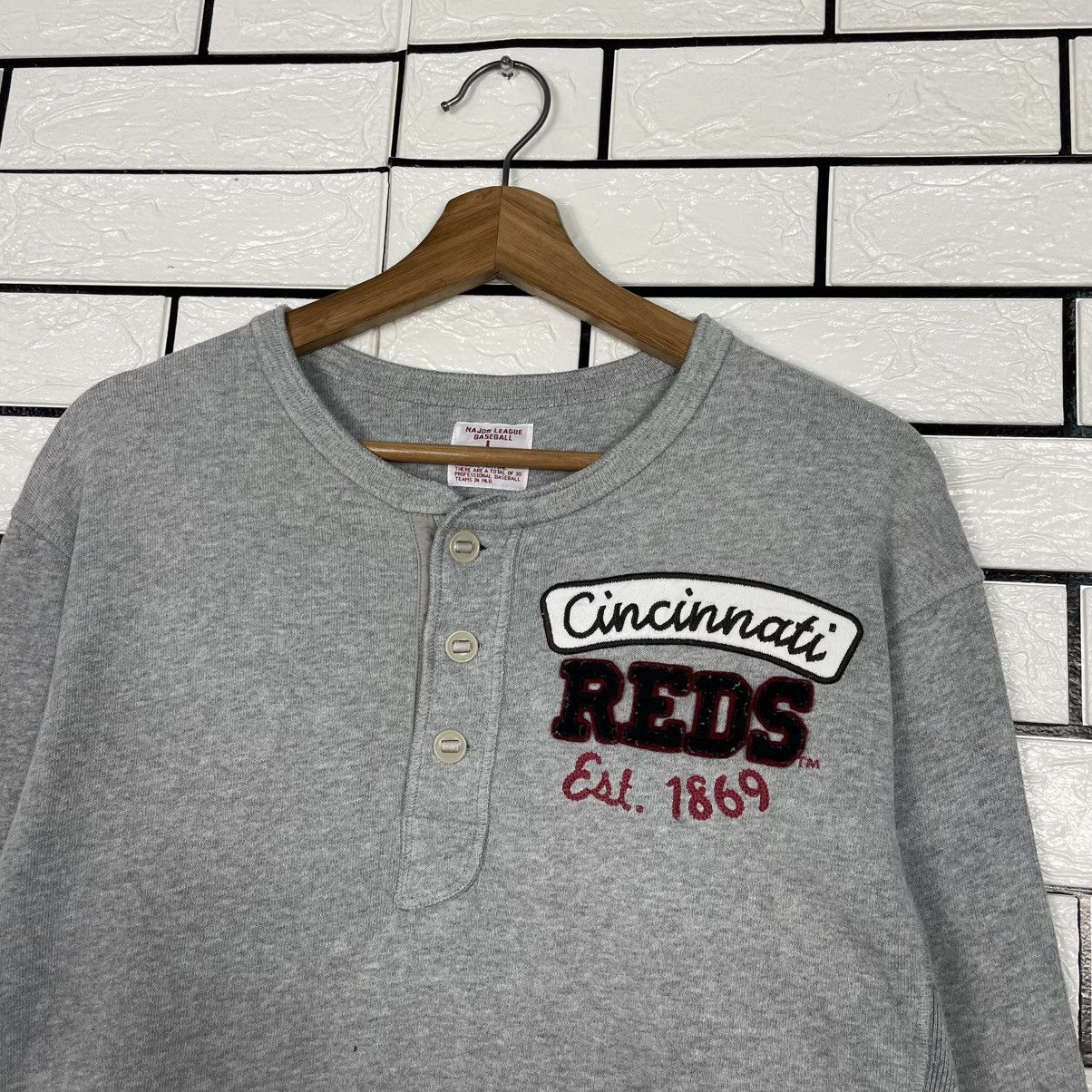 Japanese Brand MLB Cincinnati Reds Sweater Size US M / EU 48-50 / 2 - 7 Thumbnail