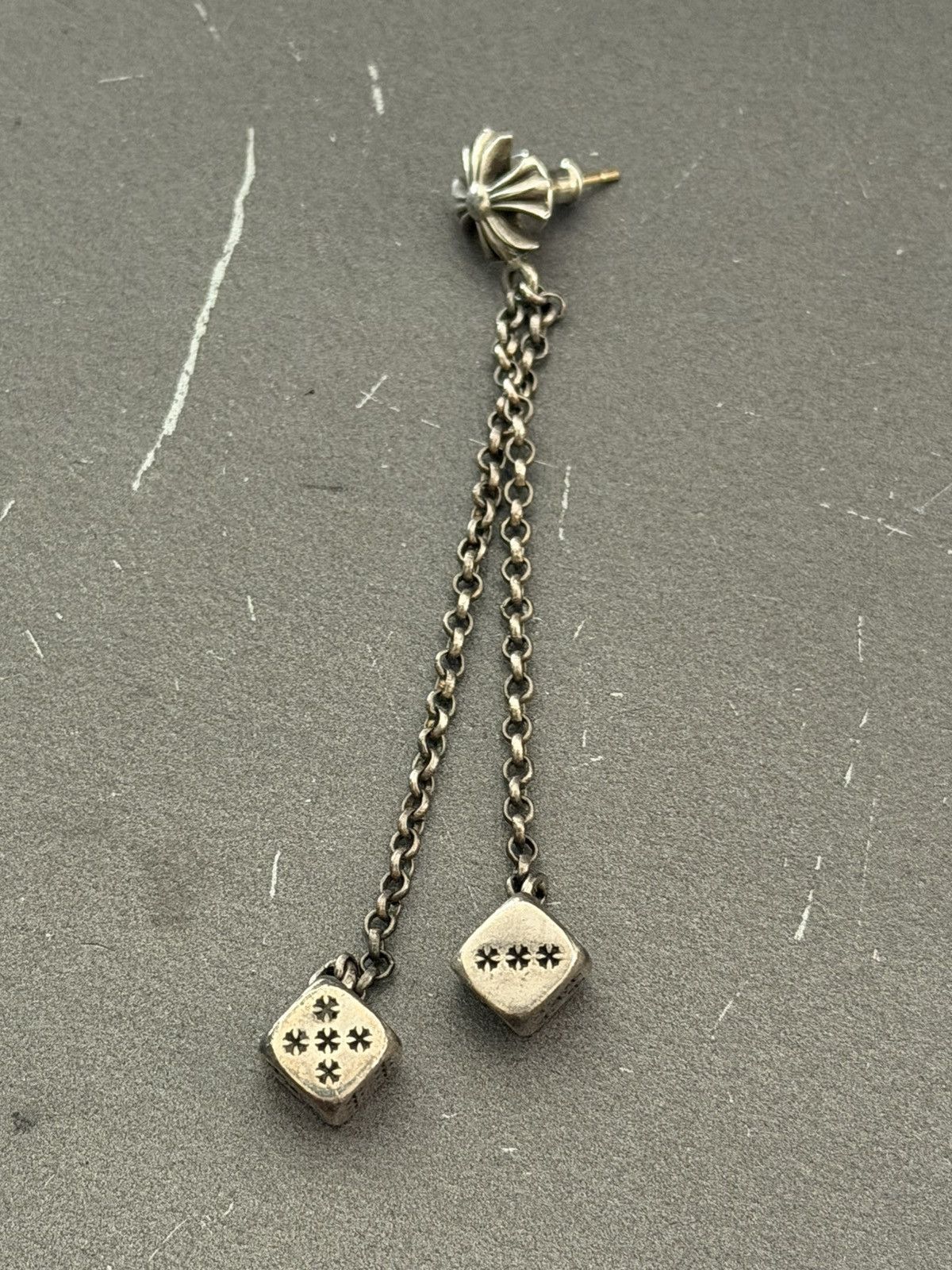 Chrome Hearts CH Dice Pair Earring Size ONE SIZE - 3 Thumbnail