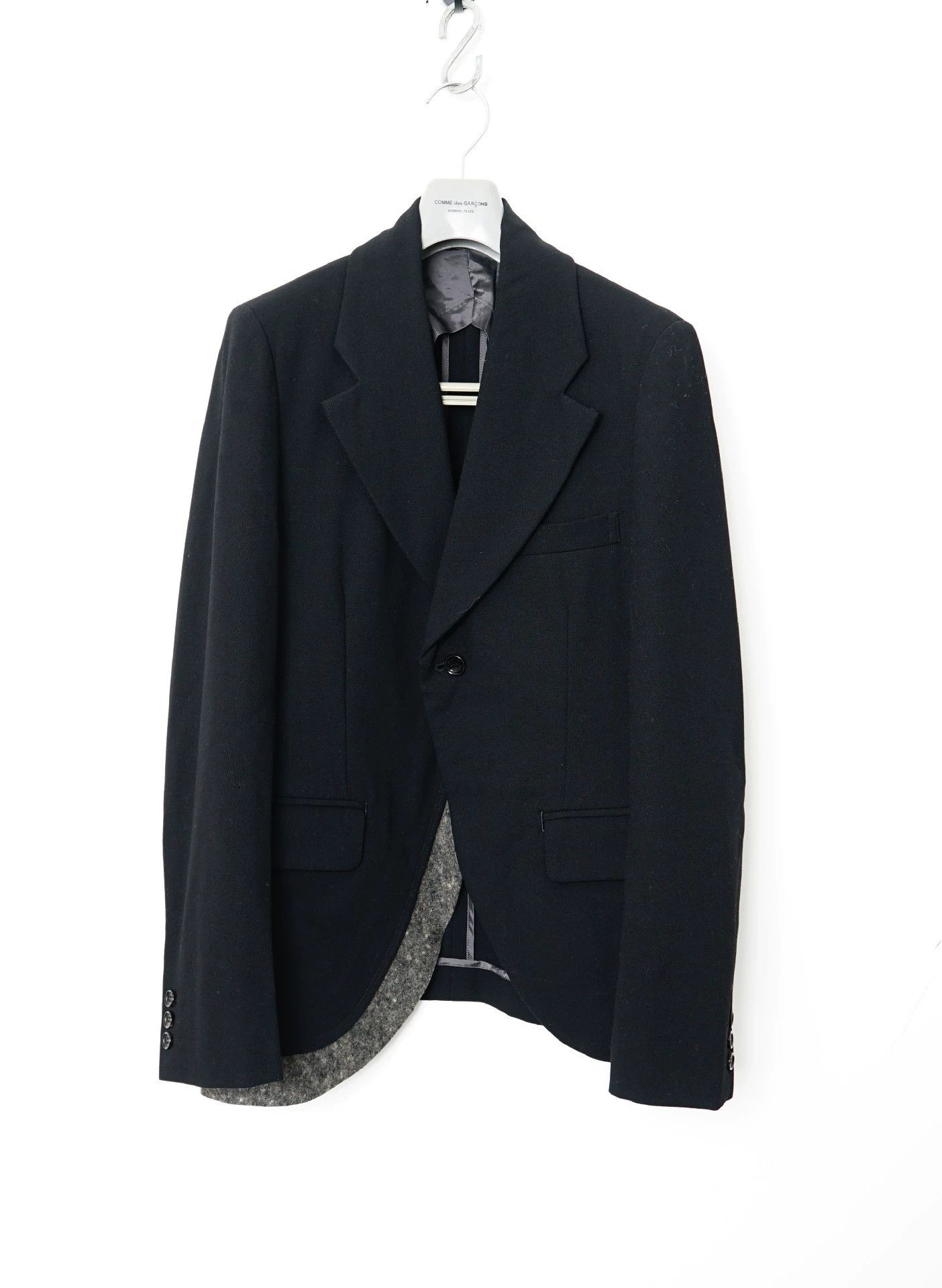 Comme des Garcons Comme Des Garcons Asymmetric splicing wool suit -DMC Size US S / EU 44-46 / 1 - 1 Thumbnail