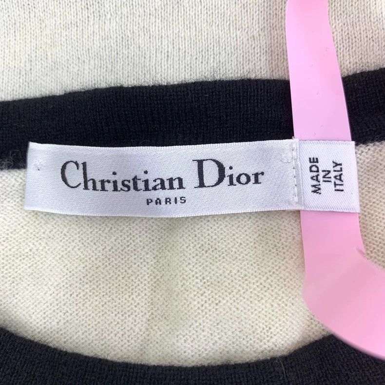Dior Dior Color-blocked letter star plate inlaid cashmere round- Size XS / US 0-2 / IT 36-38 - 5 Thumbnail