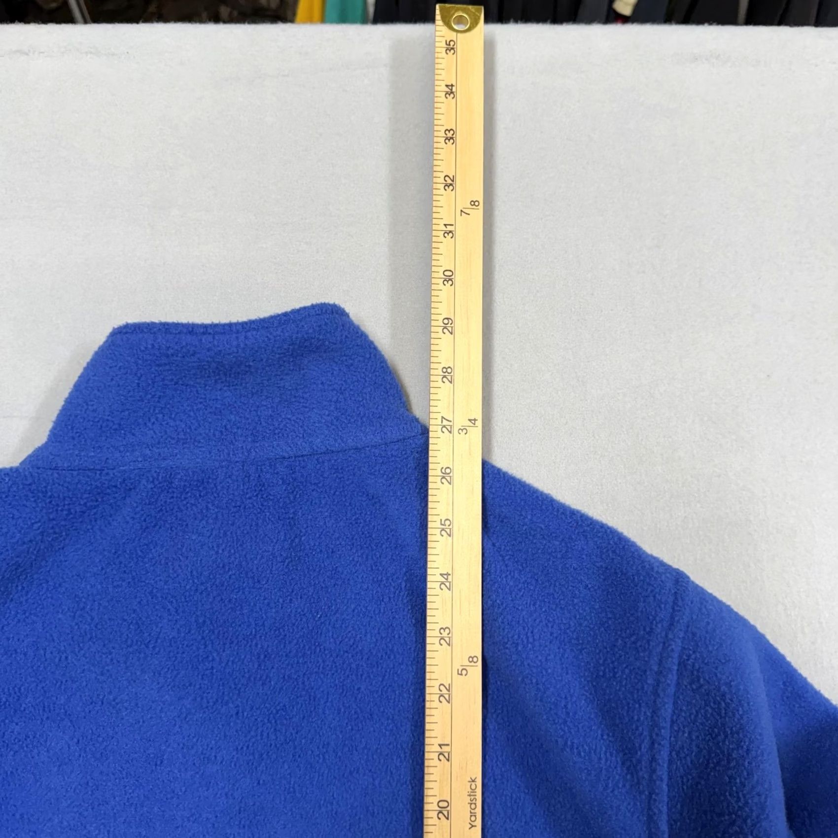 Vintage Harriton Jacket Mens M Blue Fleece 1/4 Zip Windbreaker Stand-Up Collar Pockets Casual N/A Size US M / EU 48-50 / 2 - 7 Thumbnail