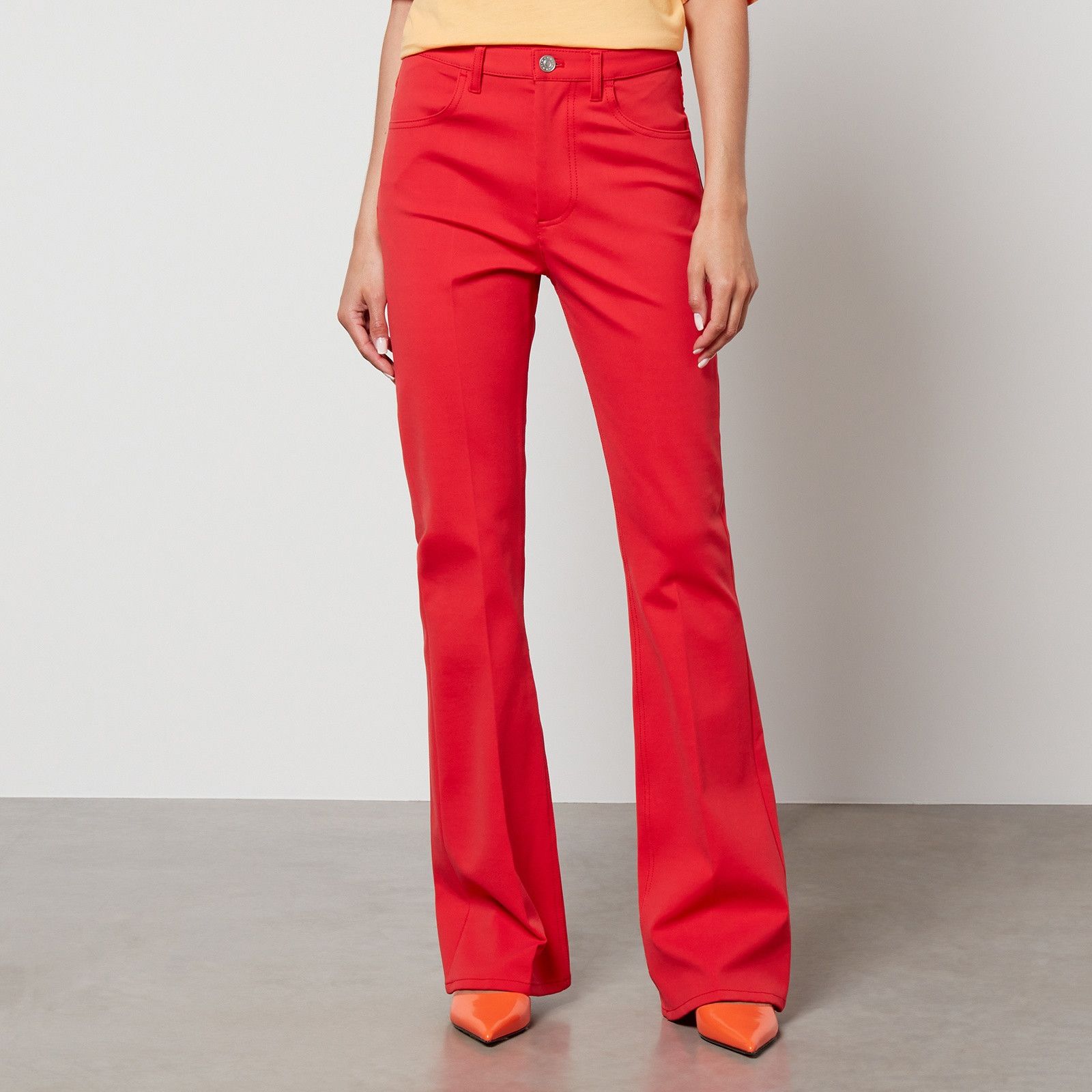 Marni o1y1125 Casual Pant in Red Size 30" / US 8 / IT 44 - 1 Thumbnail