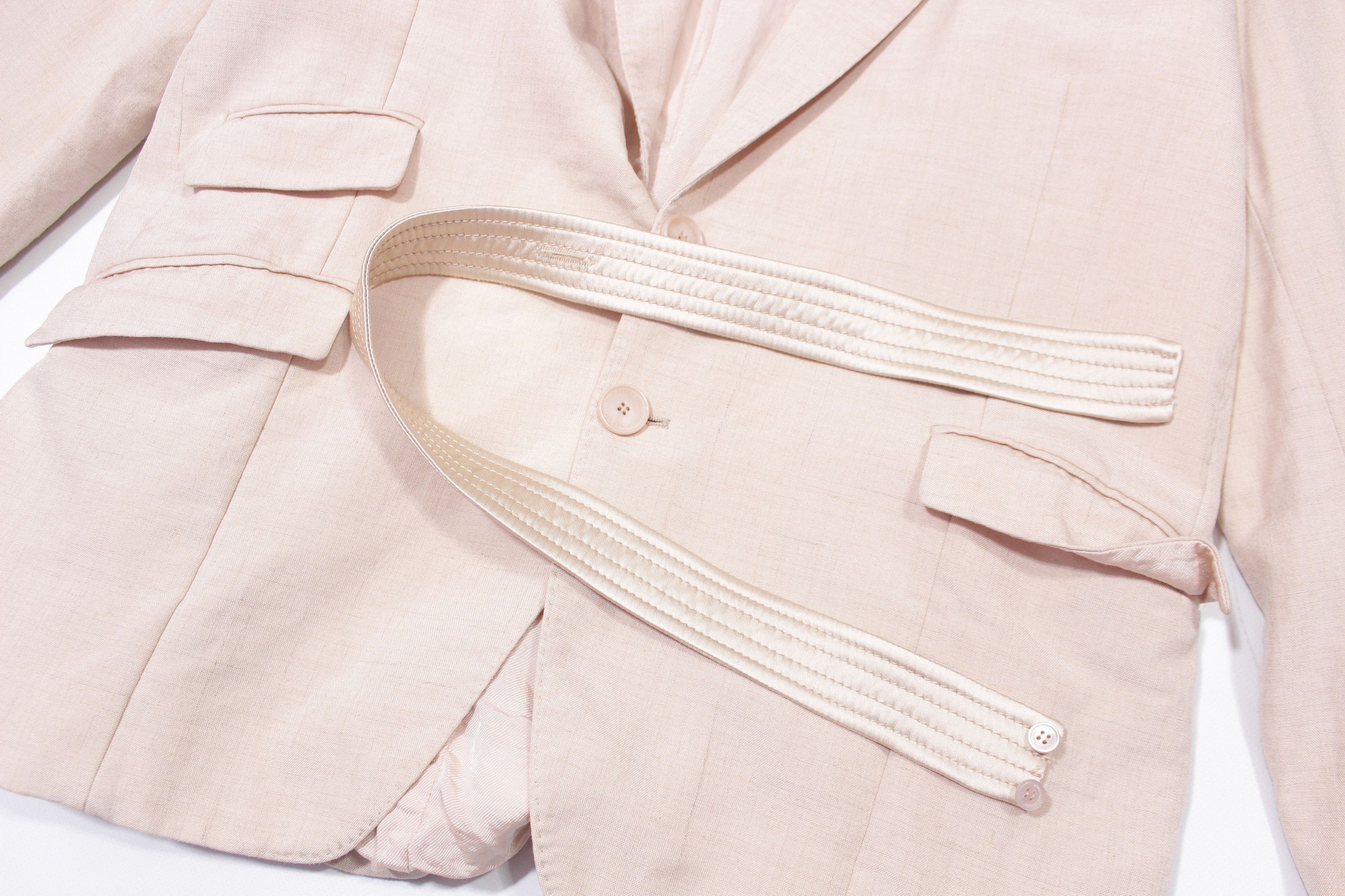 Stella McCartney 2018 Viscose Linen Blazer Size M / US 6-8 / IT 42-44 - 6 Thumbnail