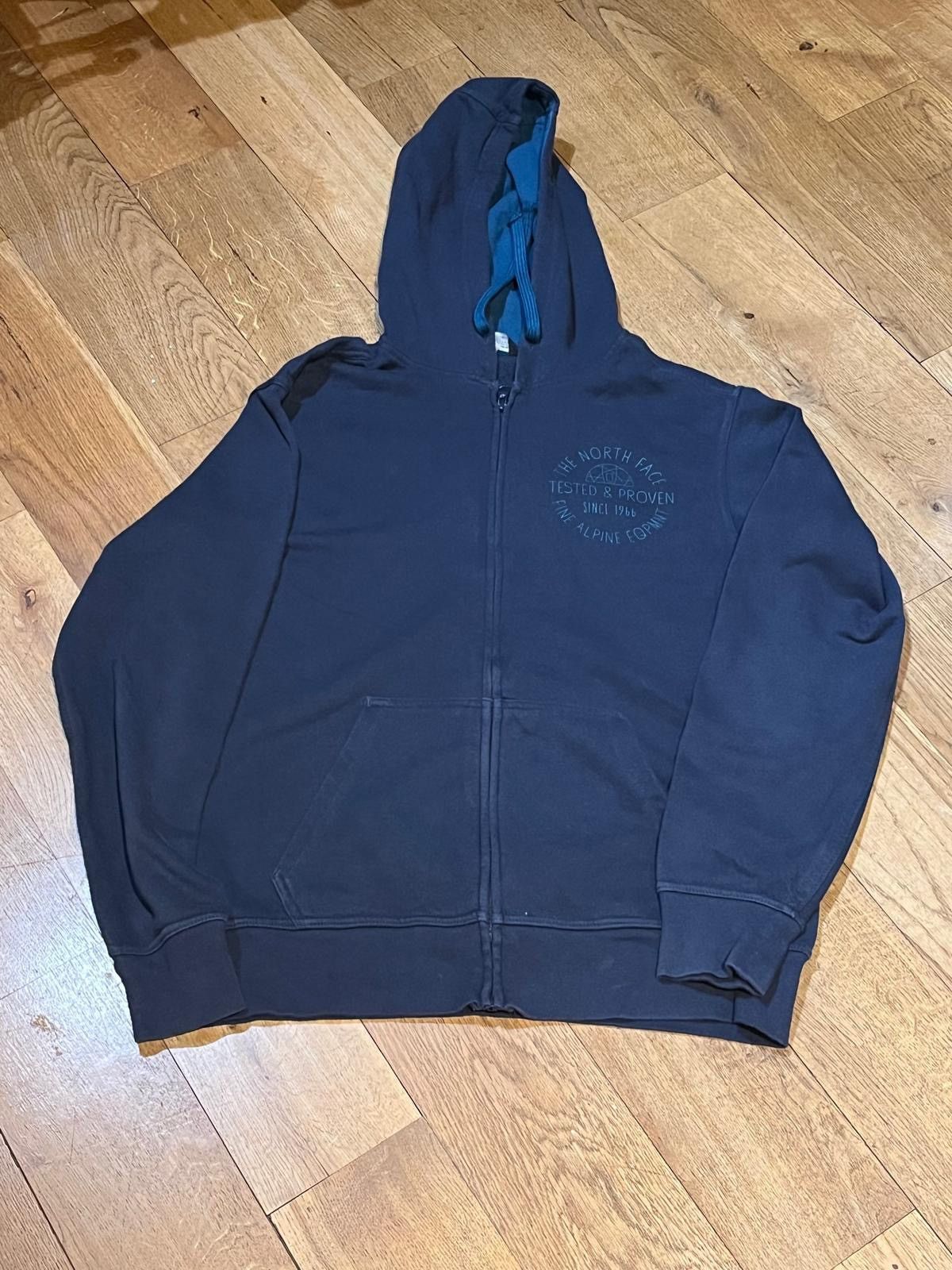The North Face Navy North Face Zip-Up Hoodie Size US M / EU 48-50 / 2 - 1 Thumbnail