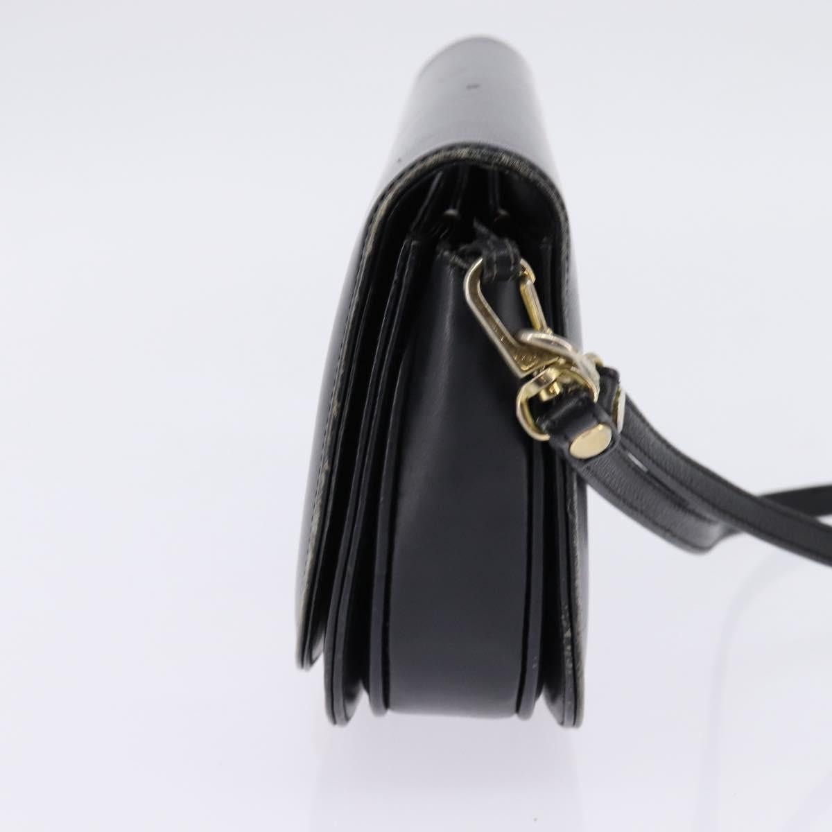 Celine CELINE Horse Carriage Shoulder Bag Leather Navy Gold Size ONE SIZE - 5 Thumbnail