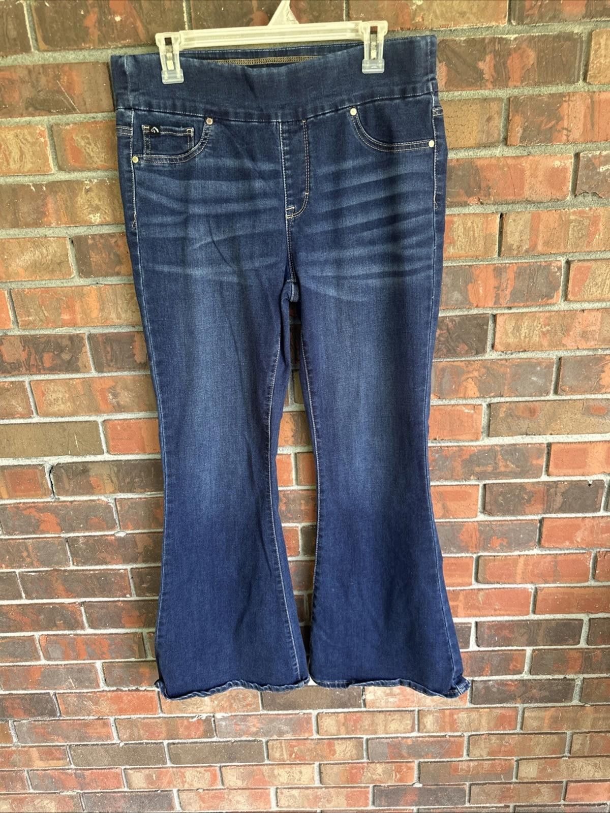 Jordache Stretchy Flare Jeans Size Large Women's Jordache Size 36" / US 14 / IT 50 - 2 Thumbnail