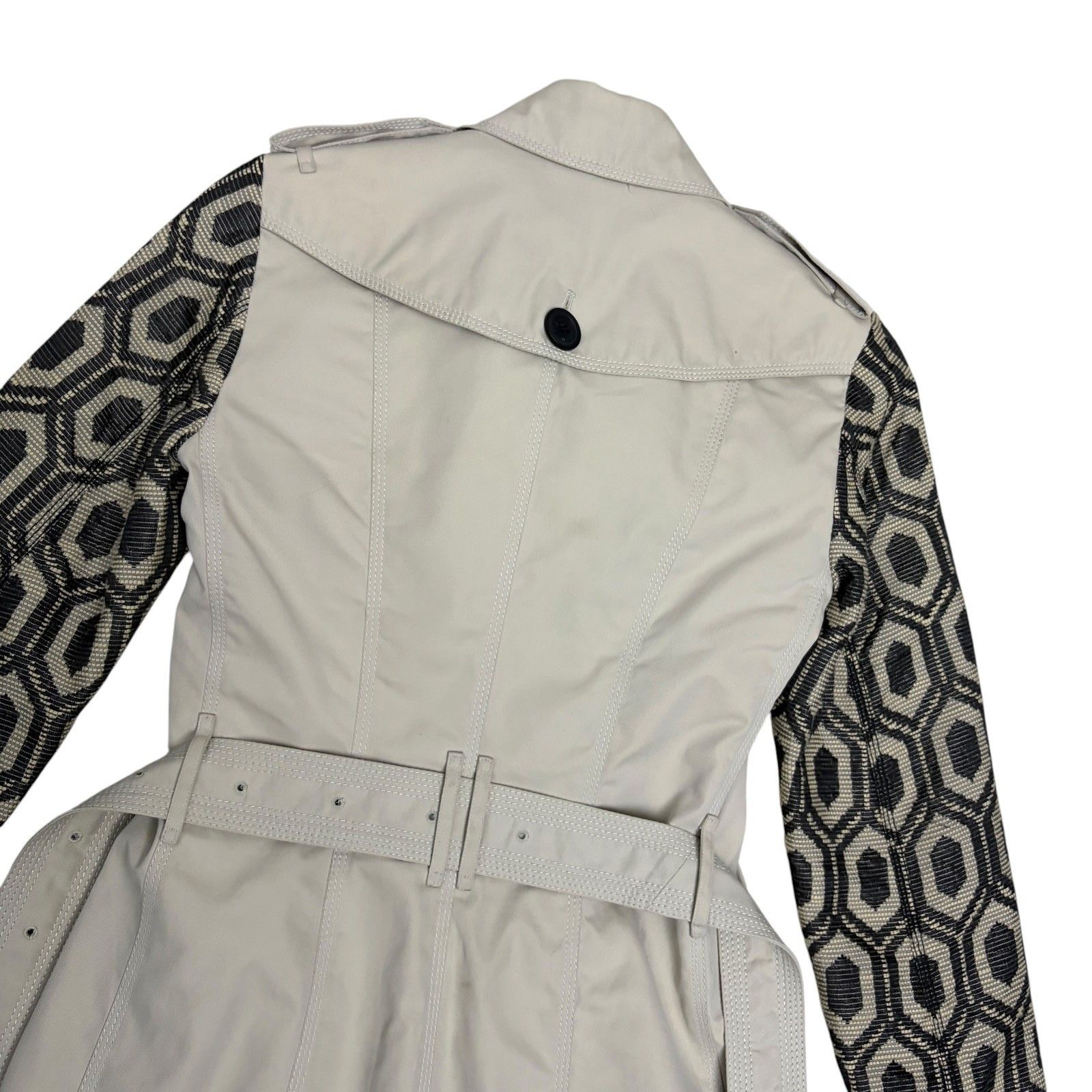 Burberry BURBERRY Trench Coat Luxury Business Jacquard Vintage XS Size XS / US 0-2 / IT 36-38 - 5 Thumbnail