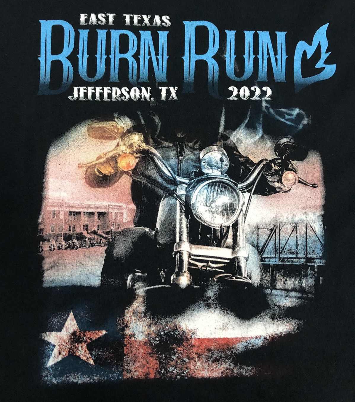 Vintage Vintage East Texas Burn Run 9th Annual T-Shirt Size US L / EU 52-54 / 3 - 3 Thumbnail