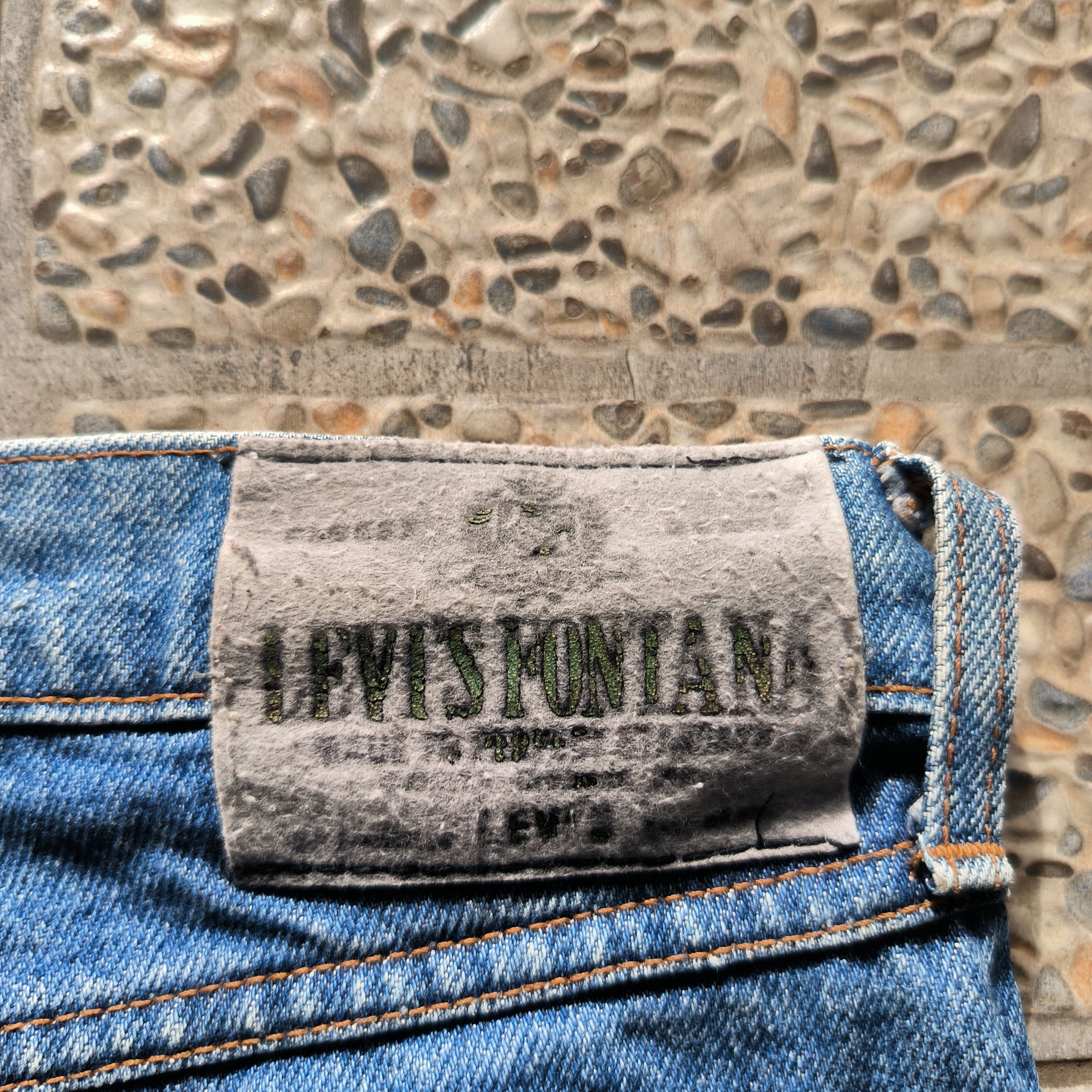 Levi's Vintage 1980s Levis Big E Fontana Green Tab Jeans Size US 30 / EU 46 - 4 Thumbnail