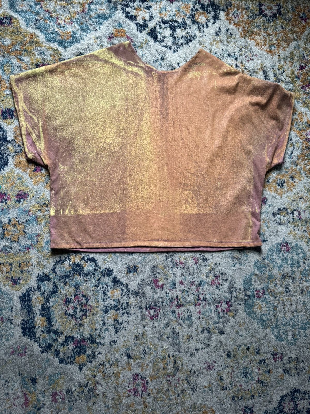 Yeezy RARE UNRELEASED DOUBLE LAYER YEEZY WYOMING HAND PAINTED TEE Size US M / EU 48-50 / 2 - 3 Thumbnail