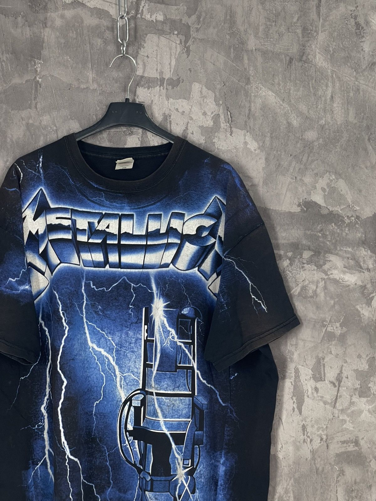 Band Tees × Vintage Vintage 00s All Over Print Metallica T-Shirt Size US XXL / EU 58 / 5 - 4 Thumbnail