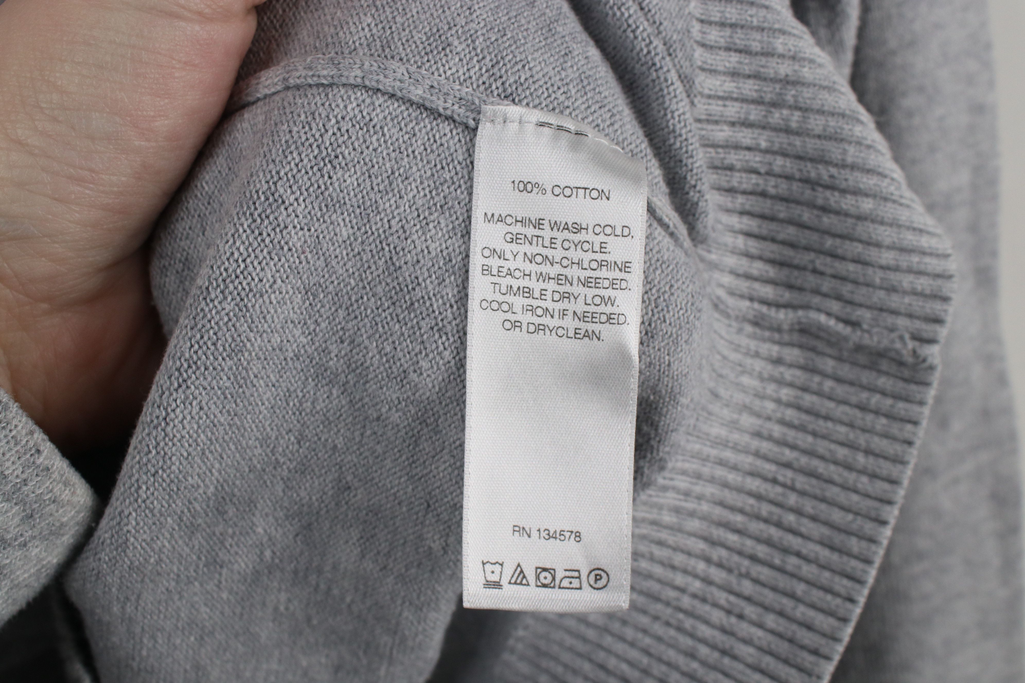 Vineyard Vines × Vintage Vineyard Vines Cotton Knit Half Zip Pullover Sweater Gray Size US M / EU 48-50 / 2 - 9 Thumbnail